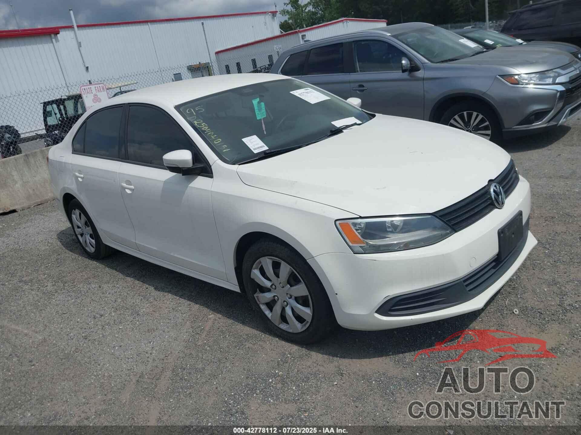 VOLKSWAGEN JETTA 2012 - 3VWDP7AJXCM311284