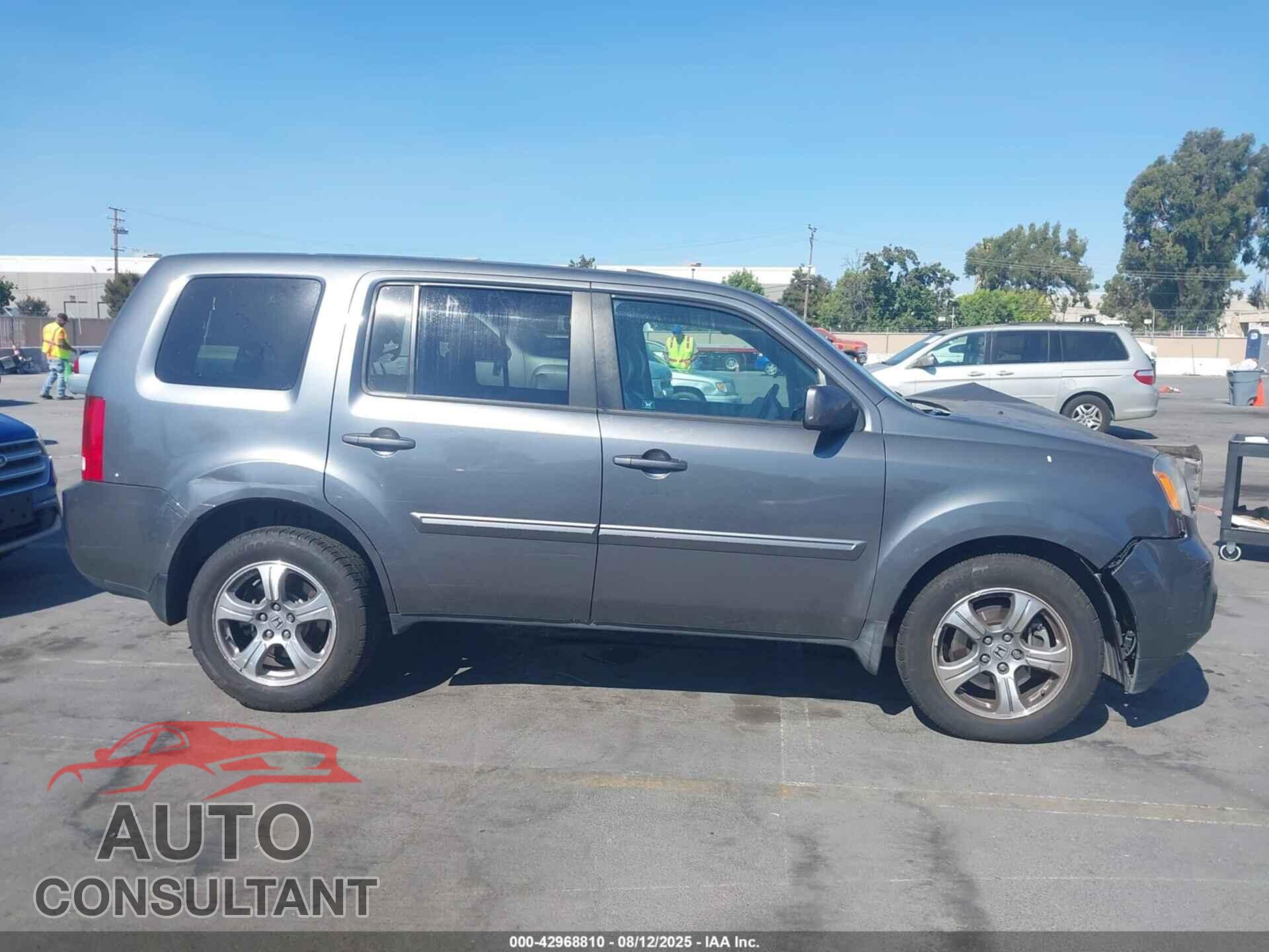 HONDA PILOT 2012 - 5FNYF4H58CB041989