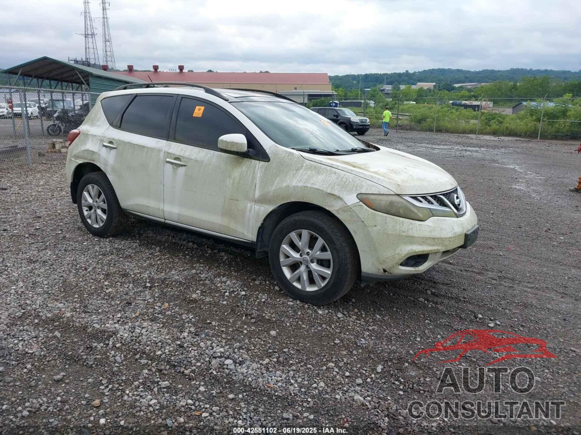 NISSAN MURANO 2012 - JN8AZ1MW1CW218002