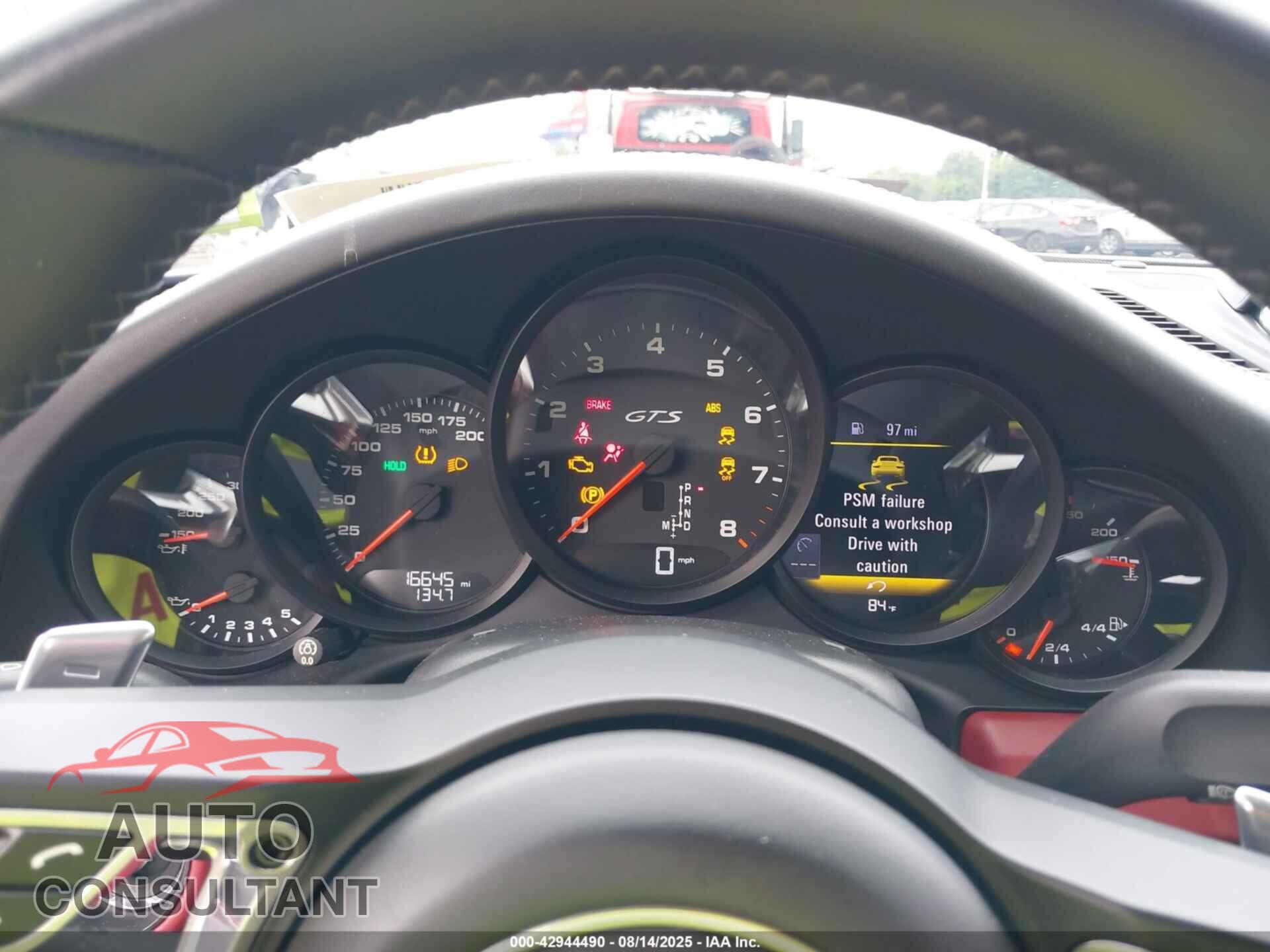 PORSCHE 911 2017 - WP0AB2A95HS124952