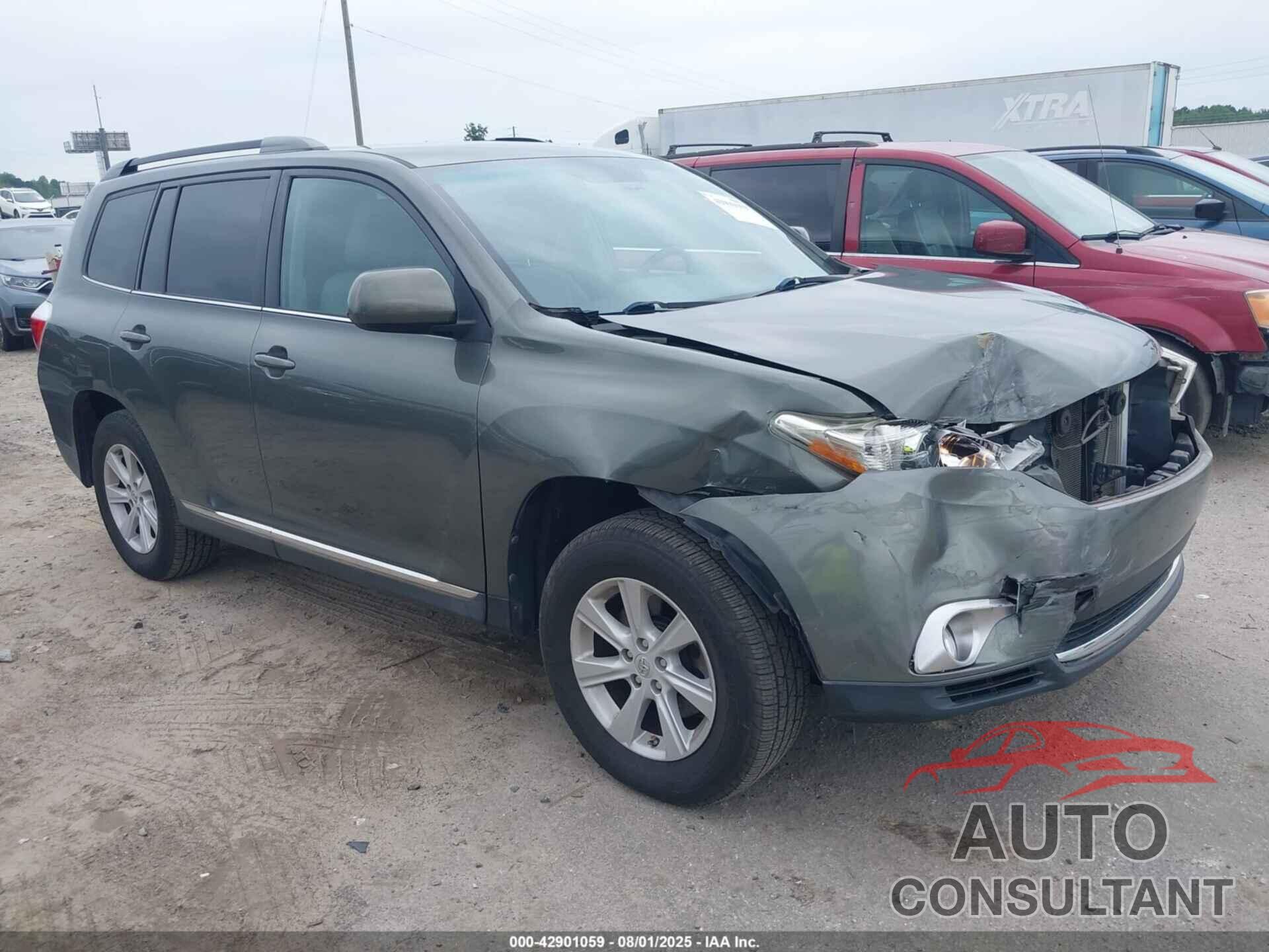 TOYOTA HIGHLANDER 2012 - 5TDZK3EH6CS079127