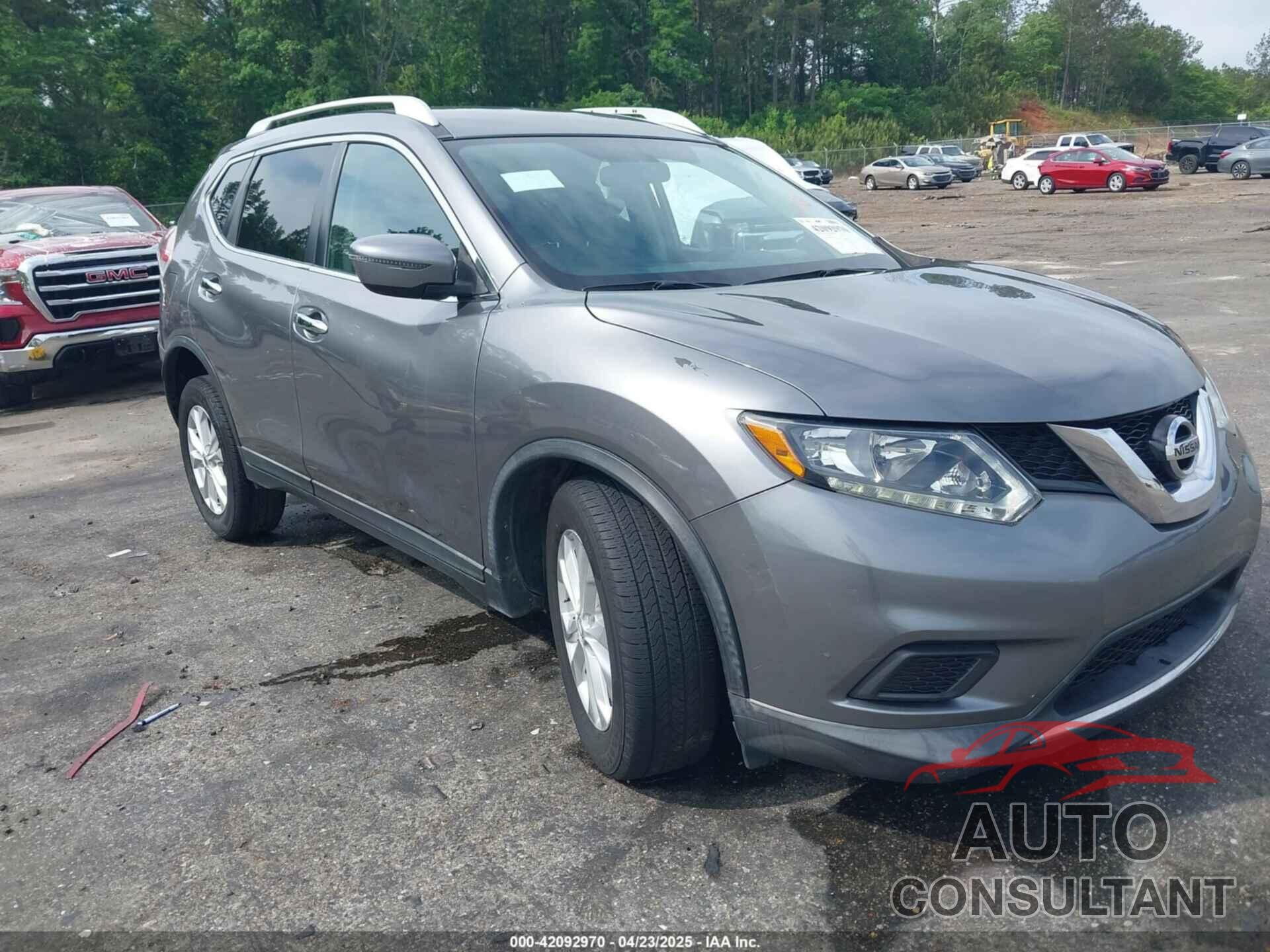 NISSAN ROGUE 2016 - KNMAT2MT0GP685324