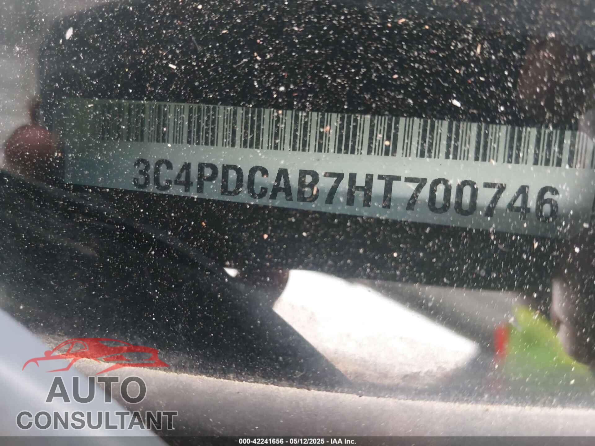 DODGE JOURNEY 2017 - 3C4PDCAB7HT700746