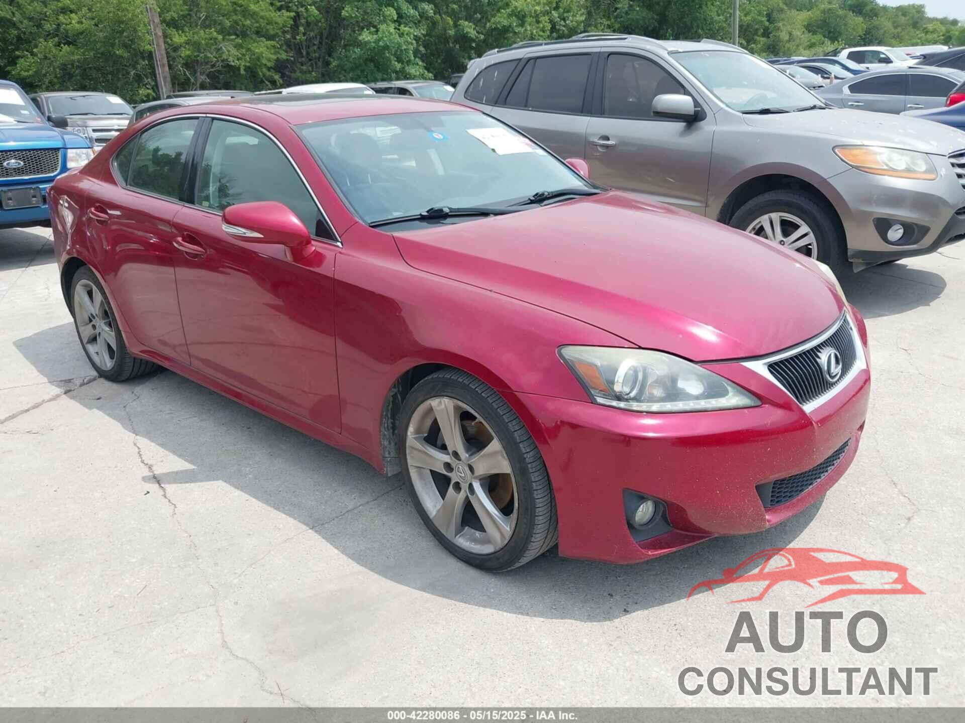 LEXUS IS 250 2012 - JTHBF5C23C5170960
