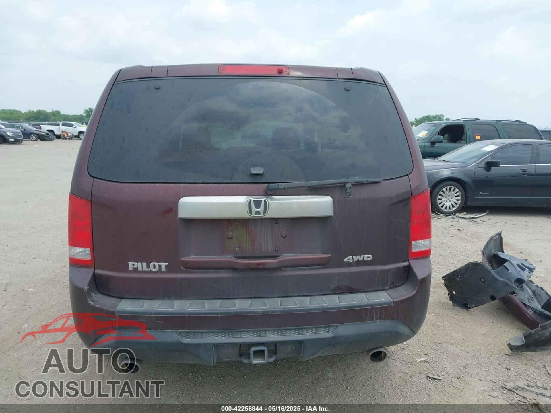 HONDA PILOT 2012 - 5FNYF4H59CB062513