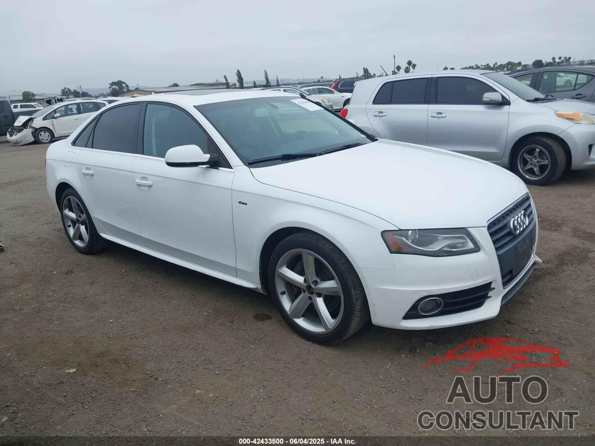 AUDI A4 2012 - WAUEFAFL9CN014320