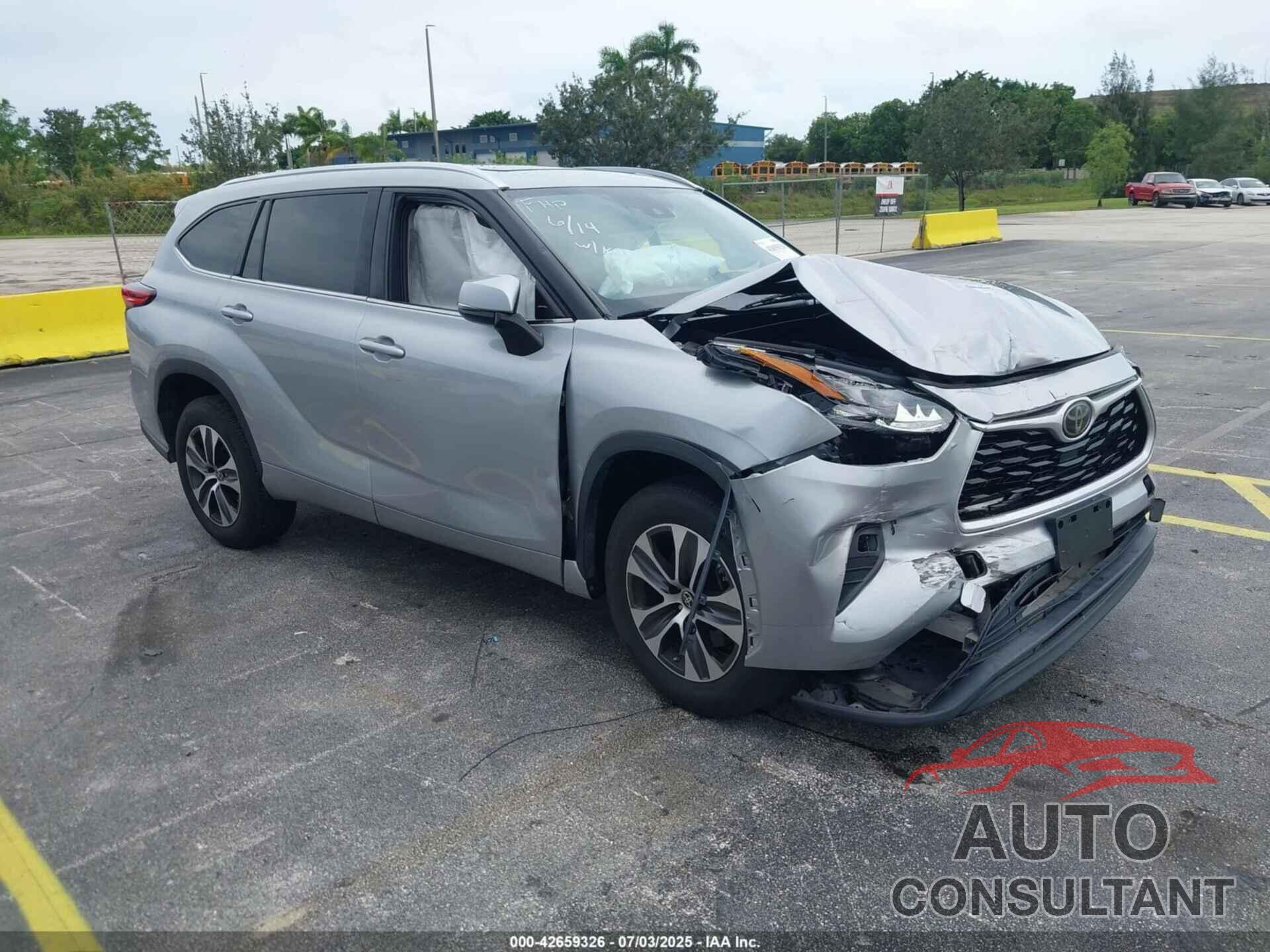 TOYOTA HIGHLANDER 2020 - 5TDGZRAH1LS501641