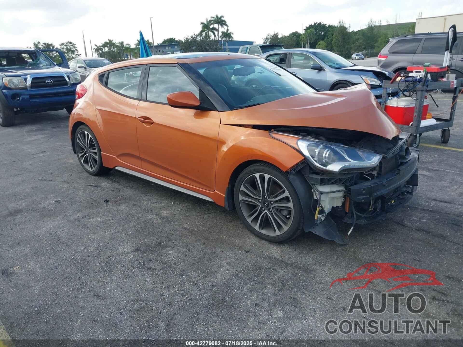HYUNDAI VELOSTER 2016 - KMHTC6AE0GU256915