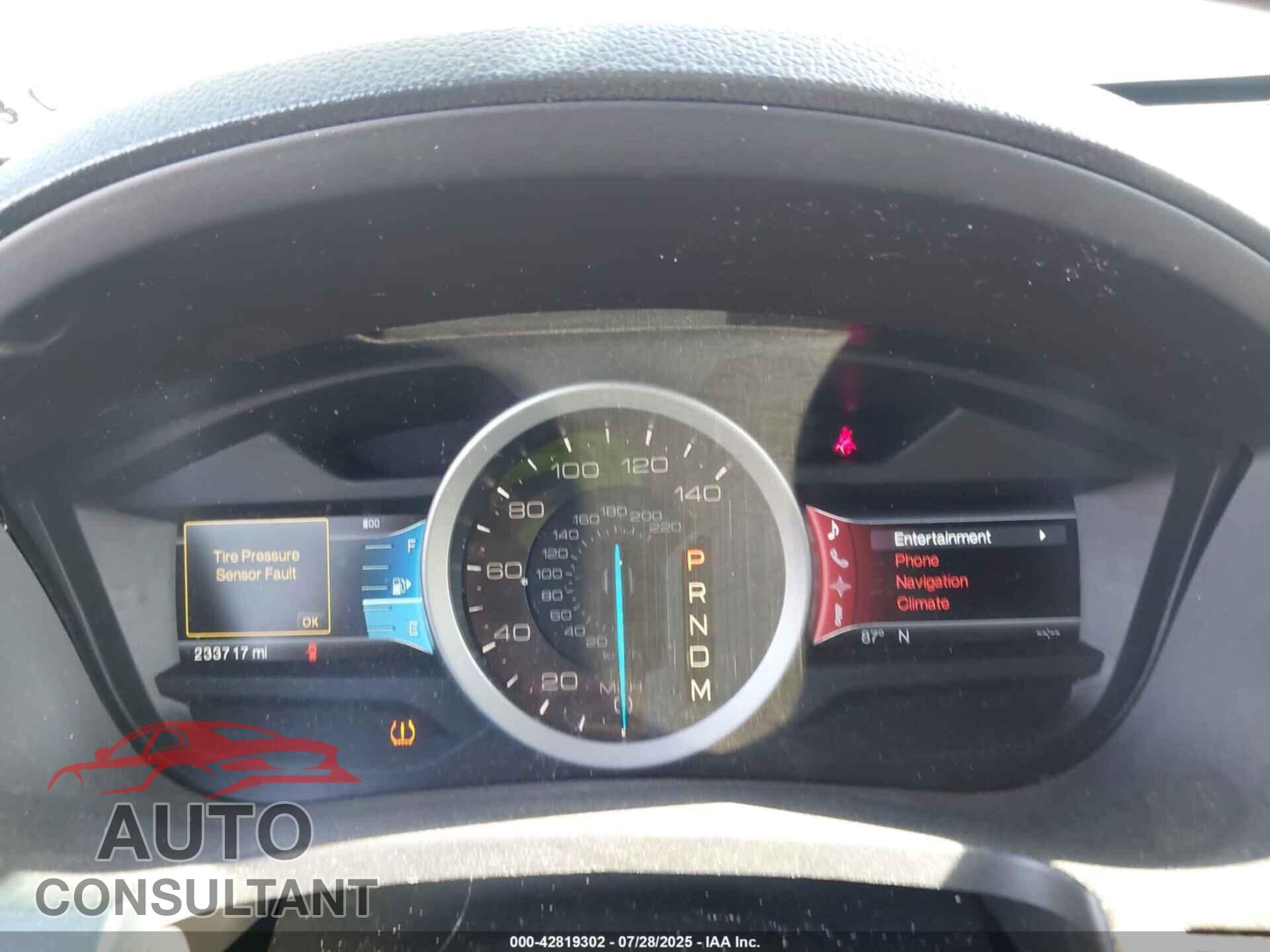 FORD EXPLORER 2011 - 1FMHK7D82BGA52080