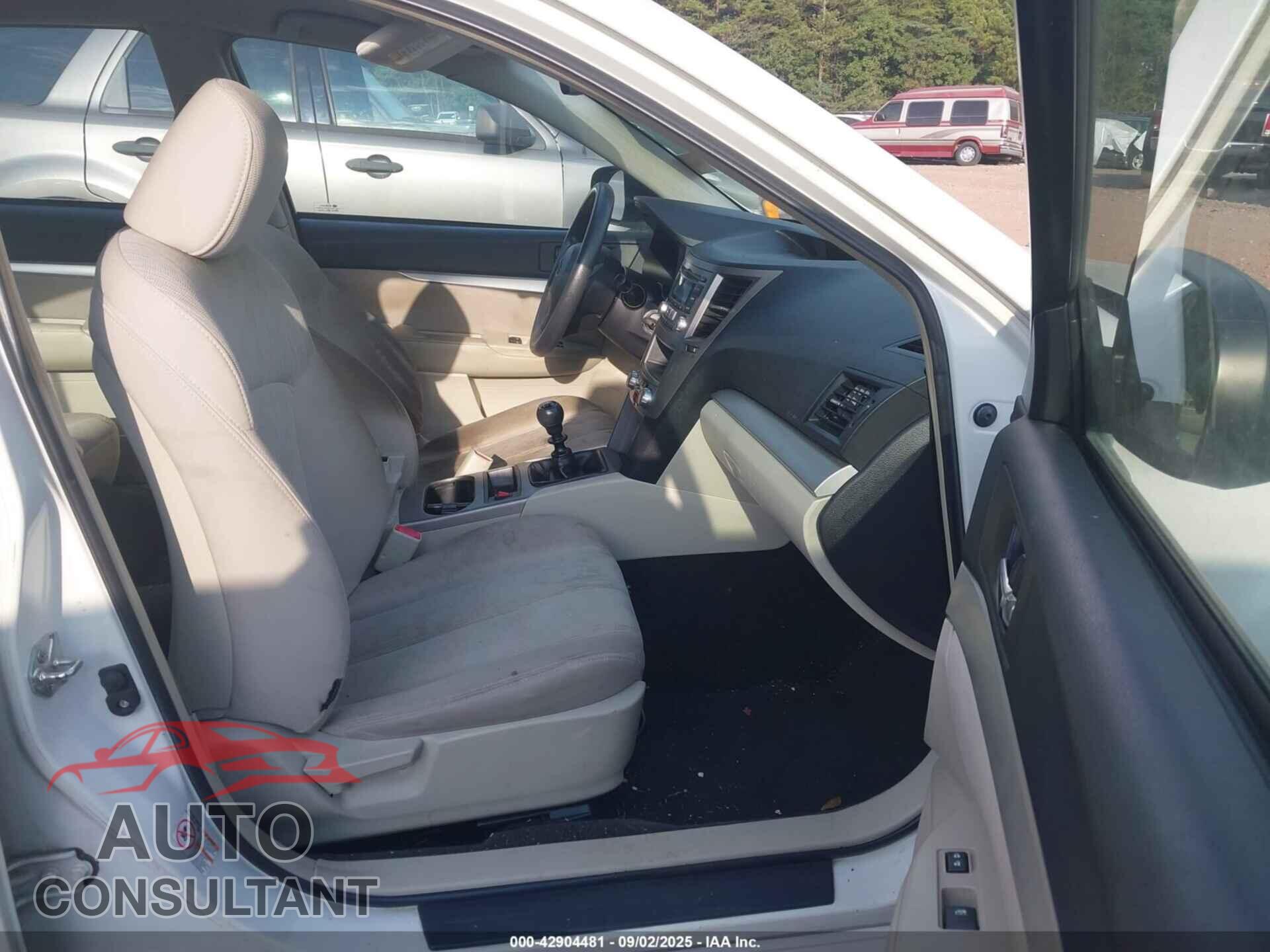 SUBARU LEGACY 2013 - 4S3BMAA62D1010308