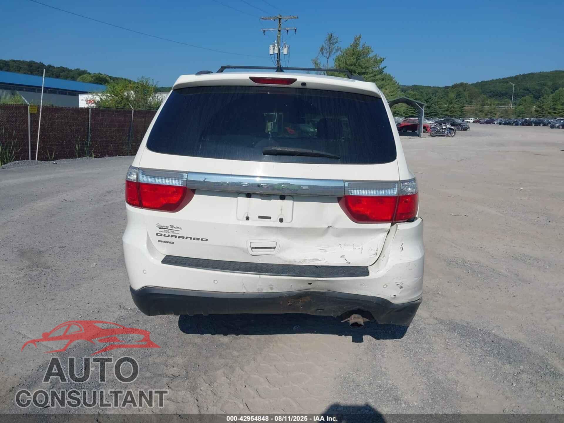 DODGE DURANGO 2011 - 1D4RE2GG4BC733938