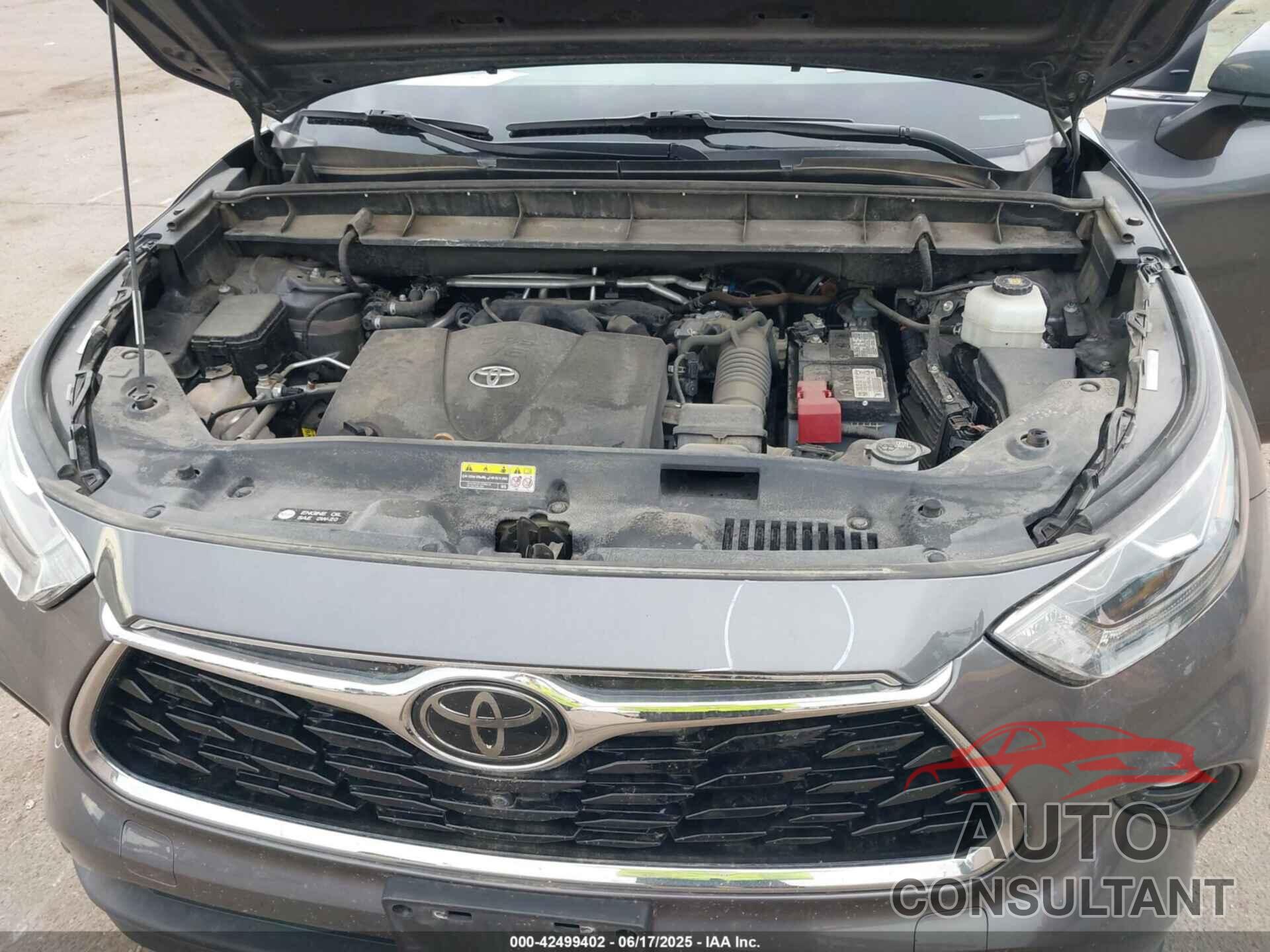 TOYOTA HIGHLANDER 2021 - 5TDDZRBH9MS540657