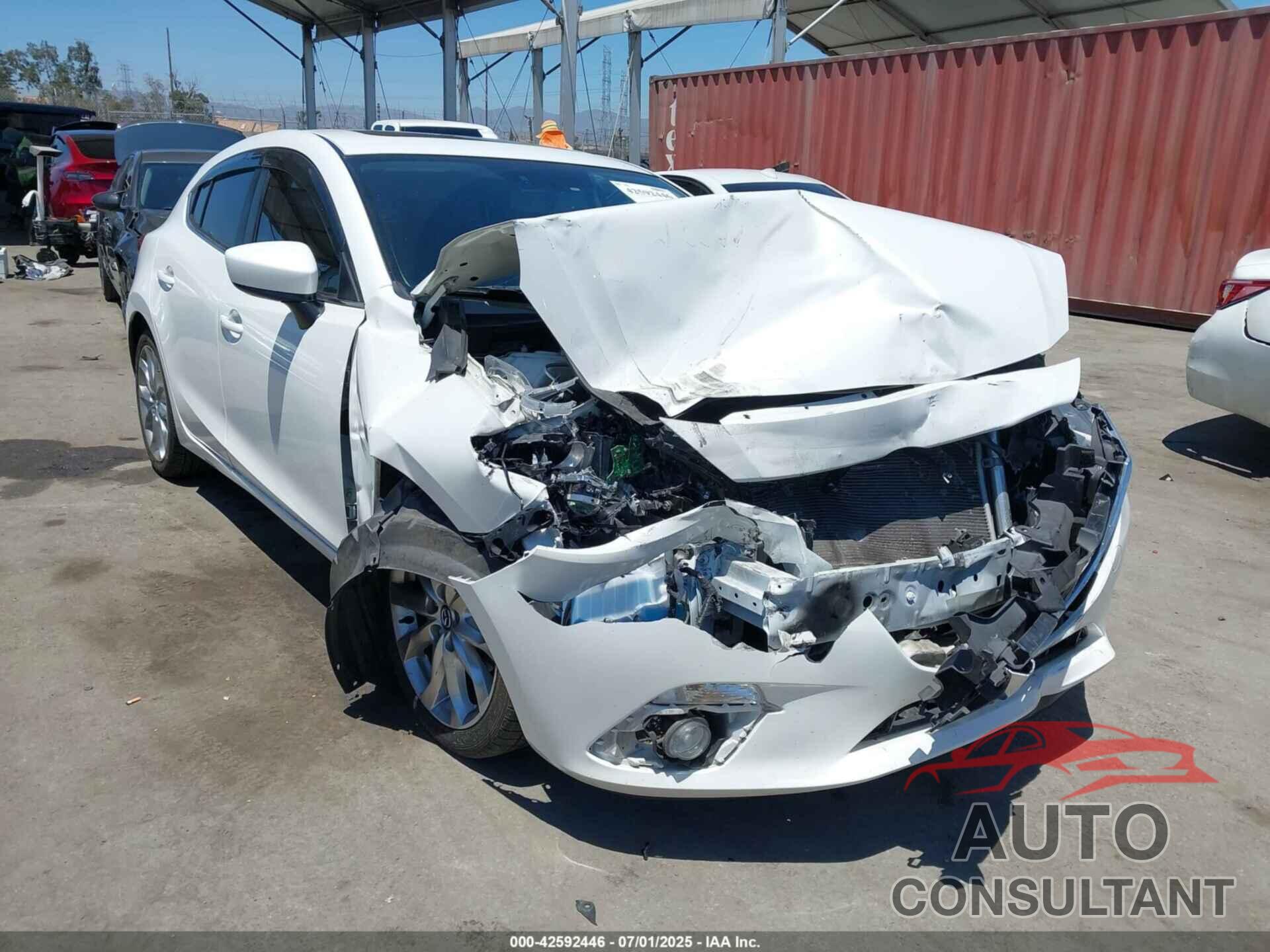 MAZDA MAZDA3 2015 - JM1BM1M3XF1237959