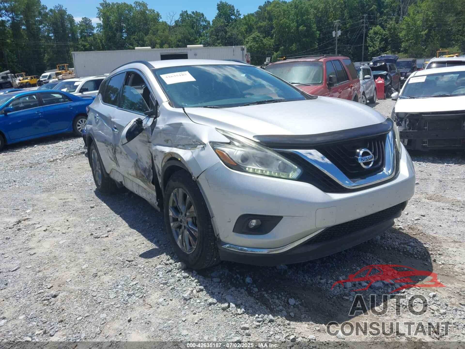 NISSAN MURANO 2015 - 5N1AZ2MG0FN249886