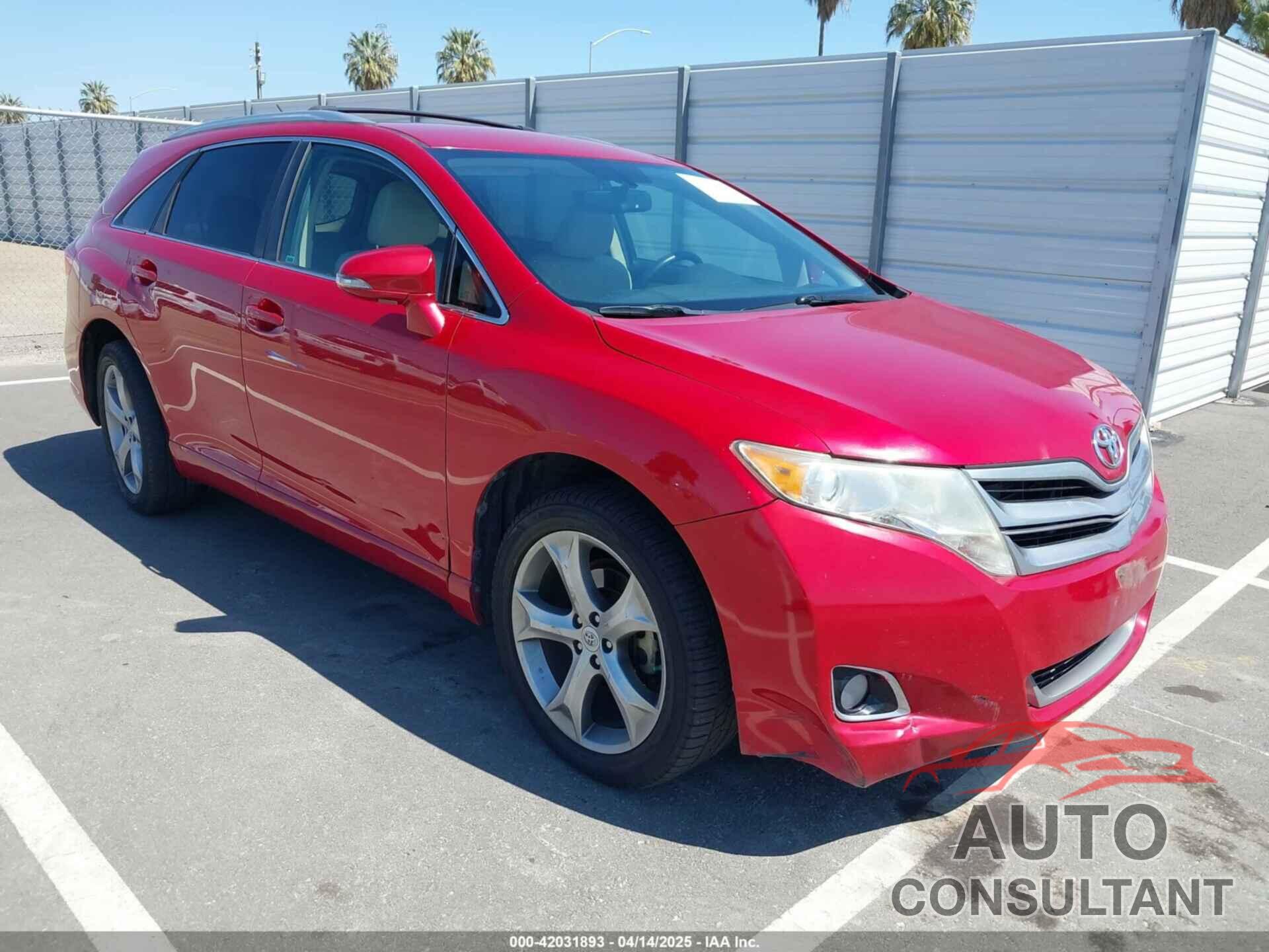 TOYOTA VENZA 2014 - 4T3ZK3BB0EU068125