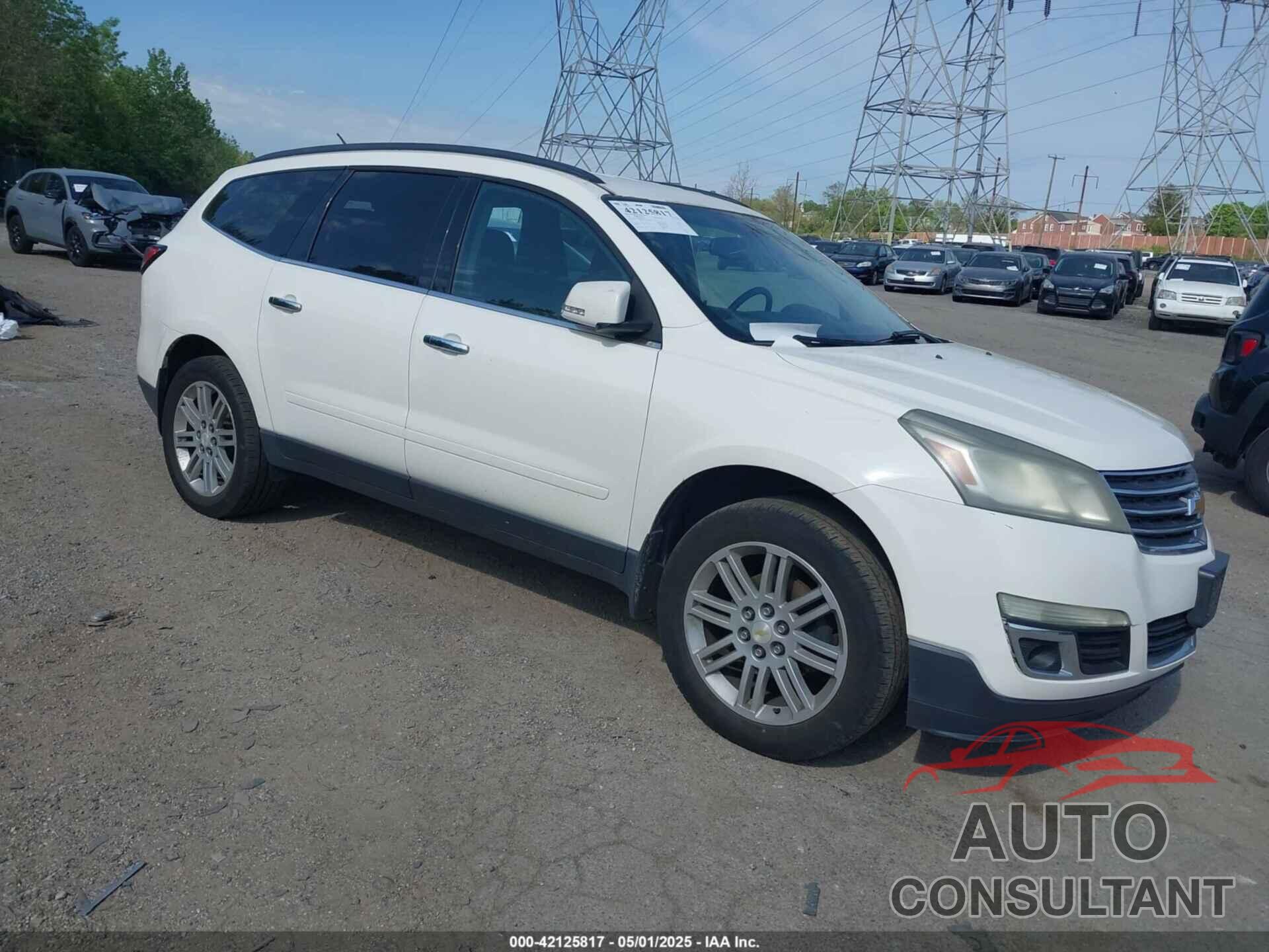 CHEVROLET TRAVERSE 2014 - 1GNKRGKD8EJ332302