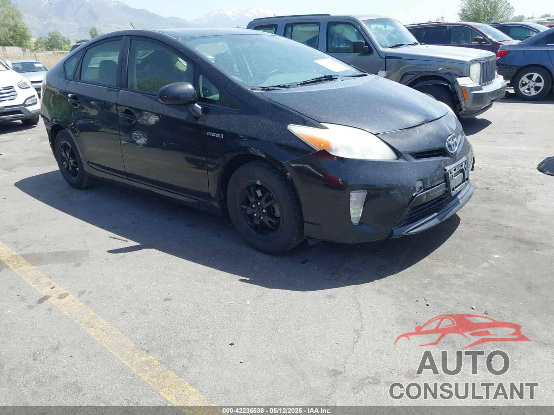 TOYOTA PRIUS 2013 - JTDKN3DUXD5658927
