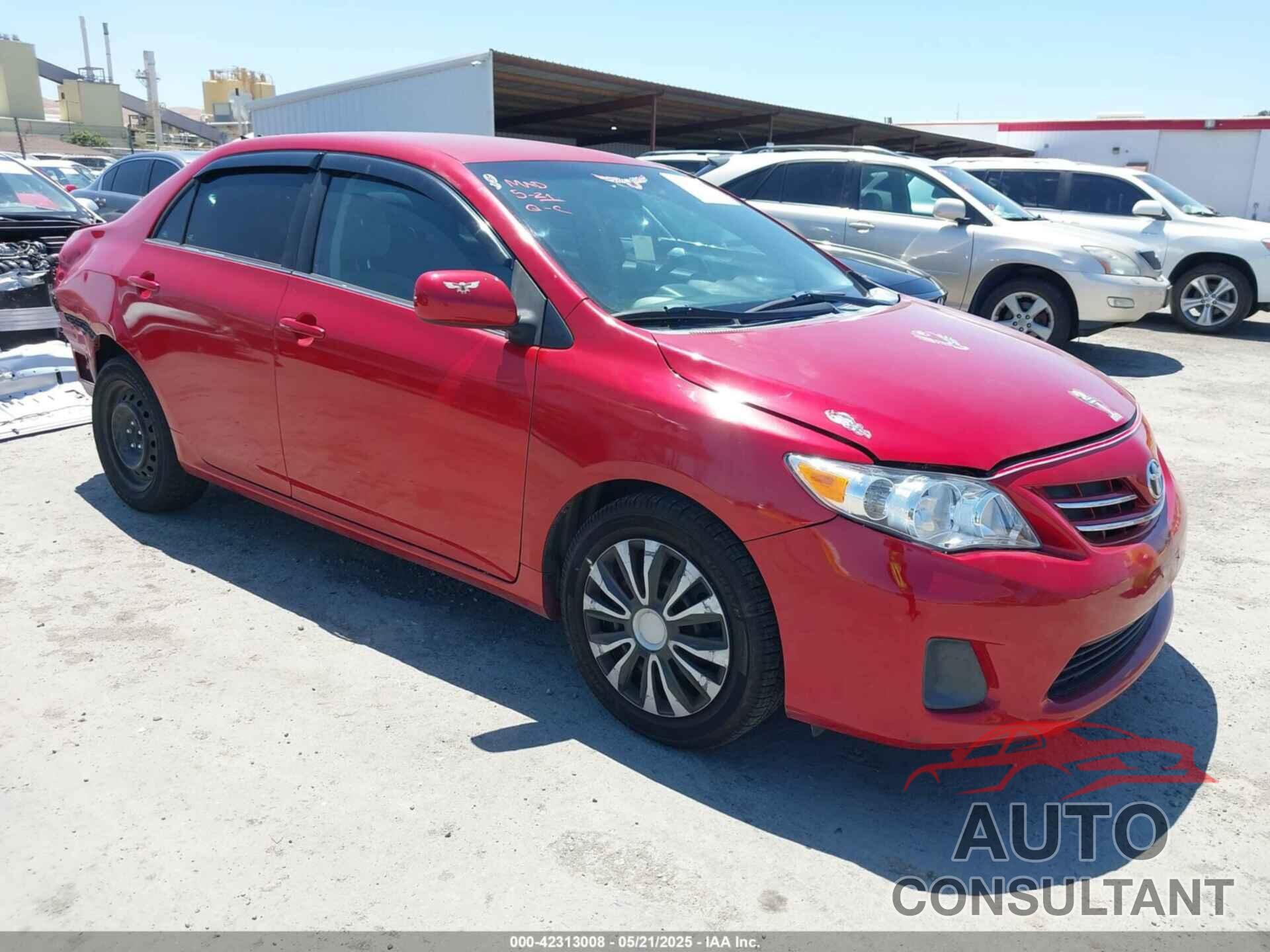 TOYOTA COROLLA 2013 - 5YFBU4EE6DP168889