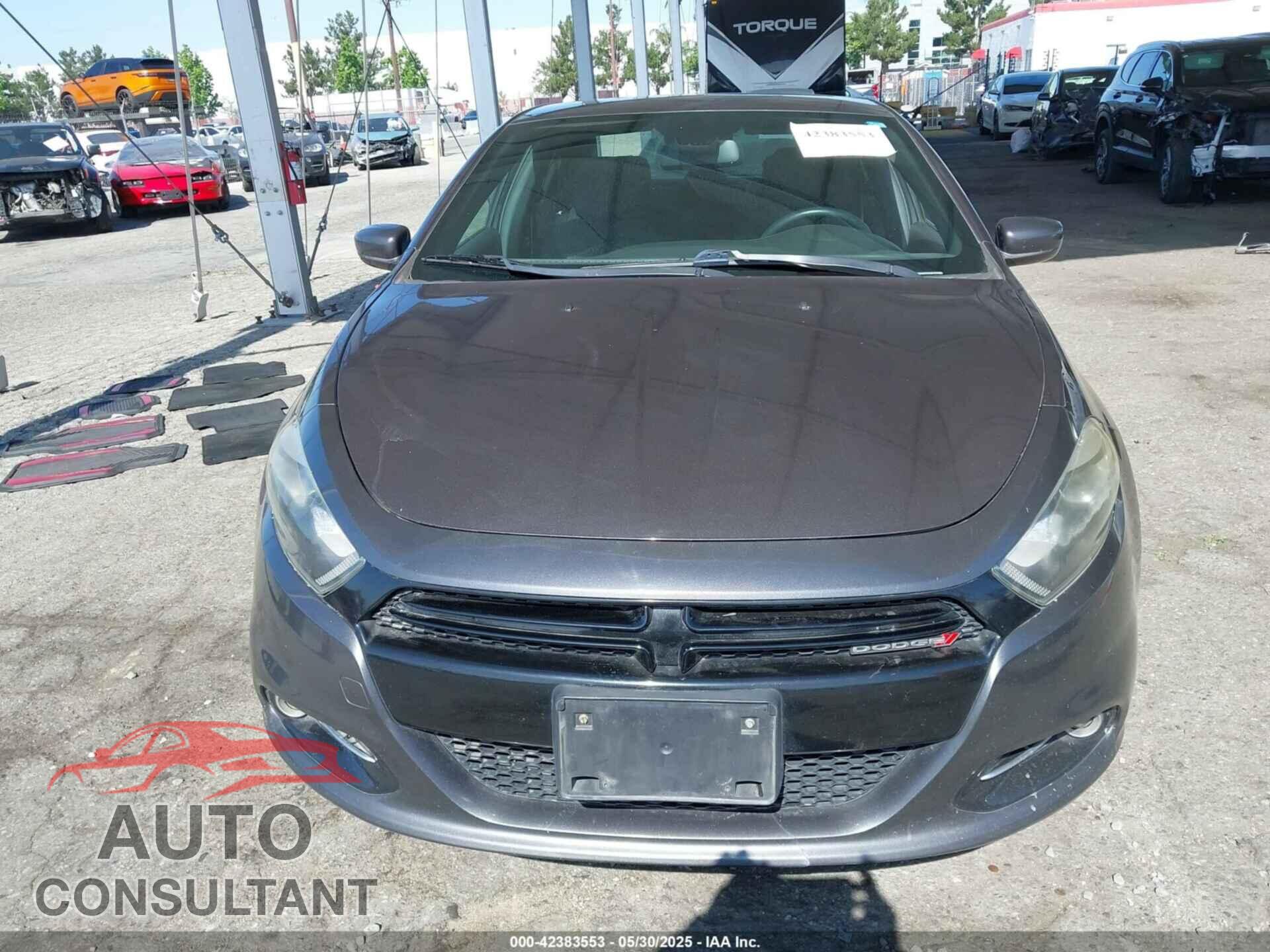 DODGE DART 2015 - 1C3CDFBB2FD165461