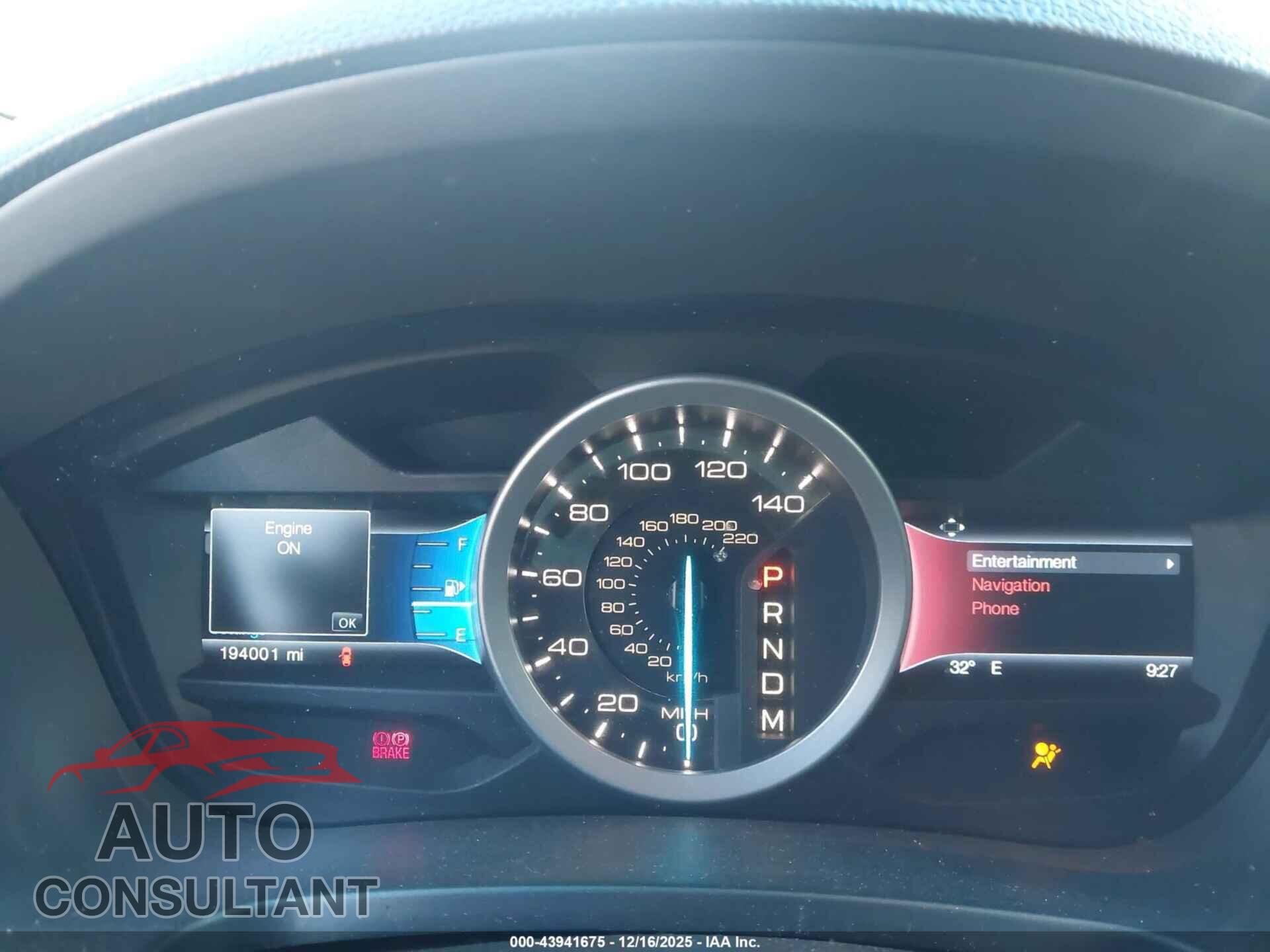 FORD EXPLORER 2014 - 1FM5K7D87EGA05912