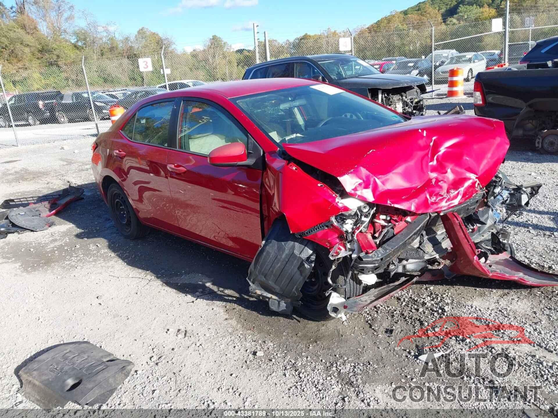 TOYOTA COROLLA 2014 - 2T1BURHE7EC187154