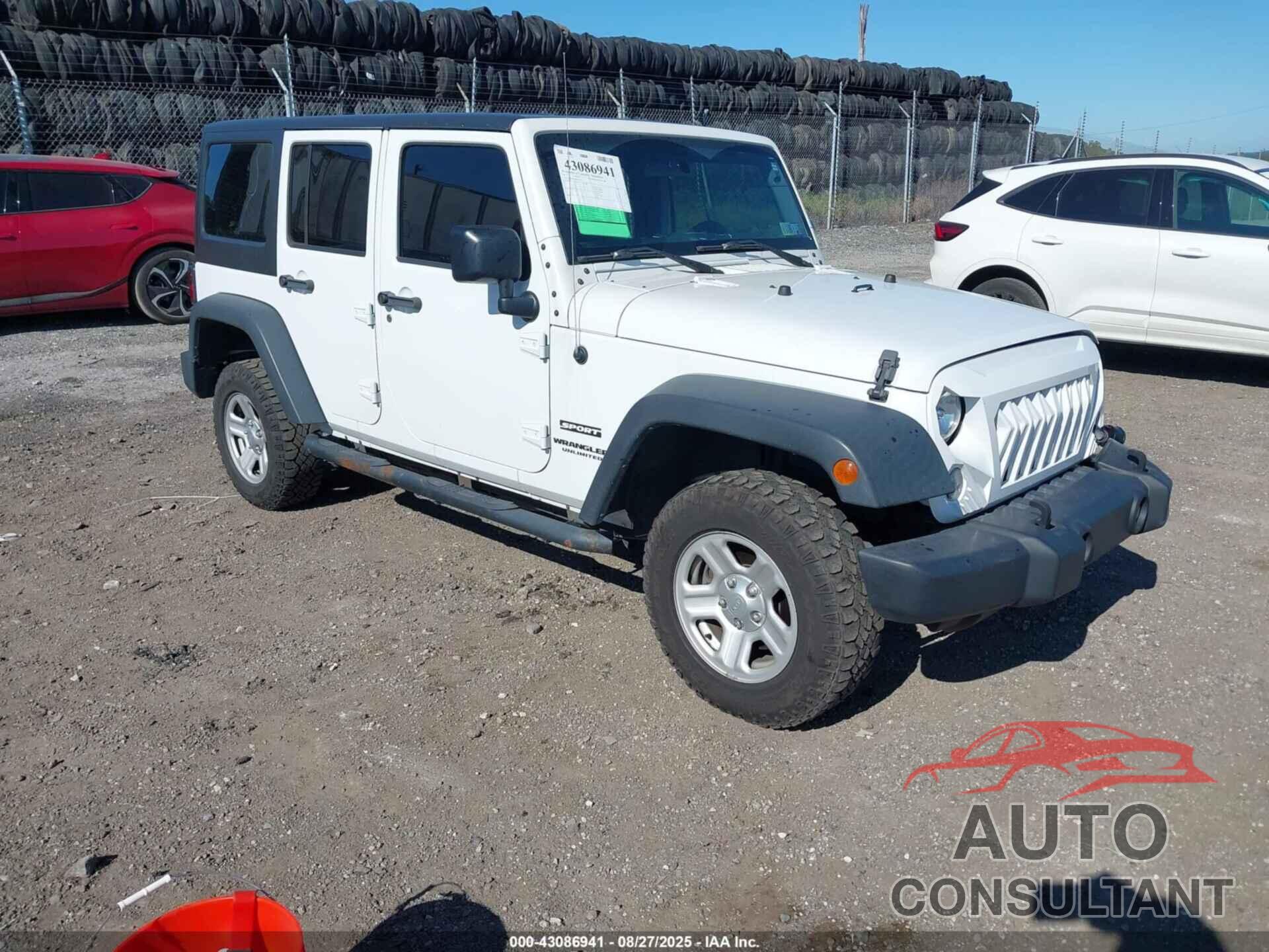 JEEP WRANGLER UNLIMITED 2017 - 1C4BJWDG0HL750332