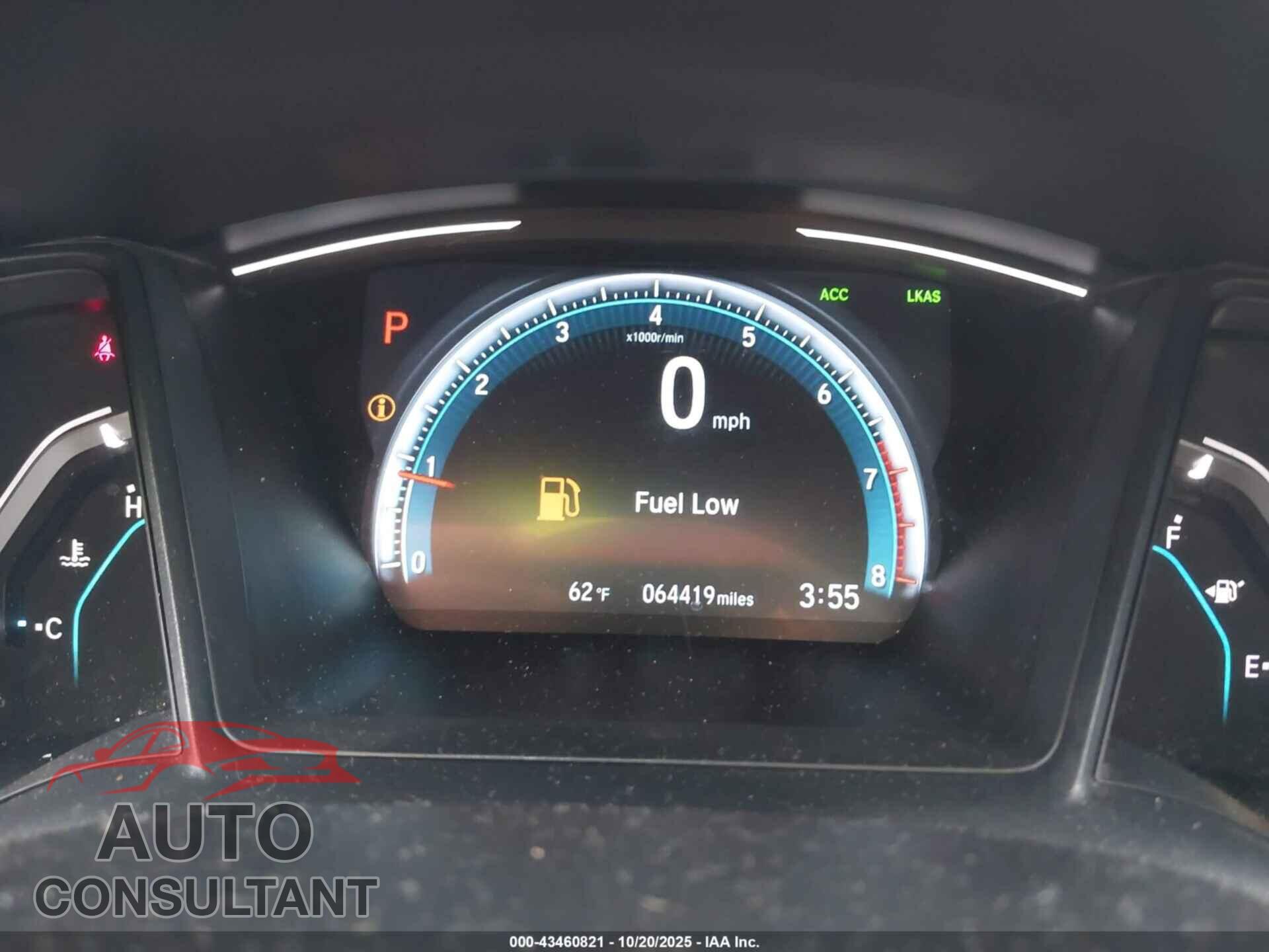 HONDA CIVIC 2019 - 2HGFC2F68KH511559