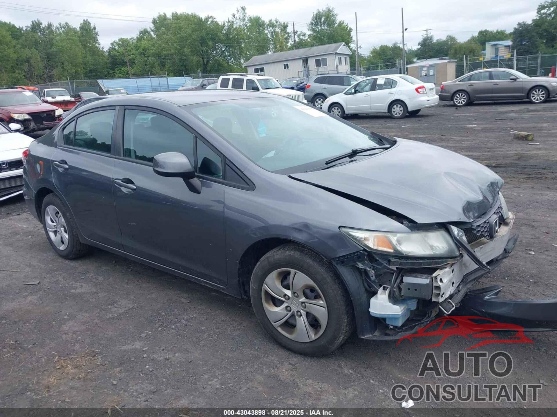 HONDA CIVIC 2013 - 19XFB2F59DE219152