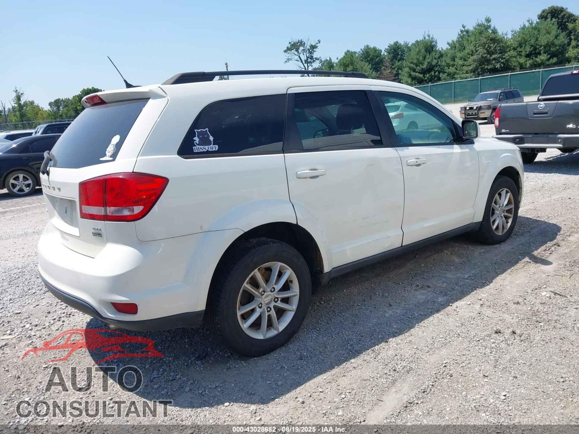 DODGE JOURNEY 2013 - 3C4PDCBG2DT619156