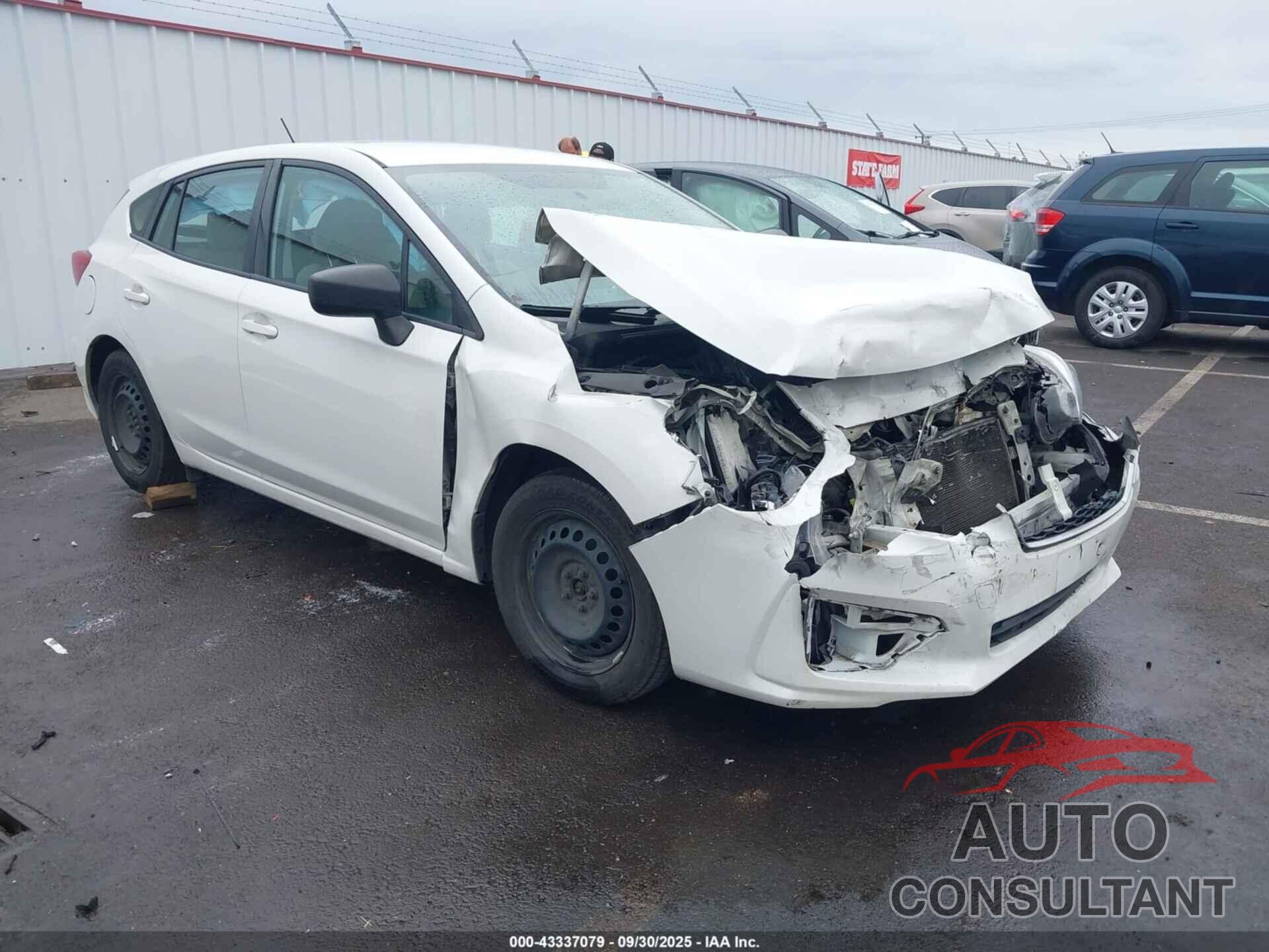 SUBARU IMPREZA 2018 - 4S3GTAA68J3704719