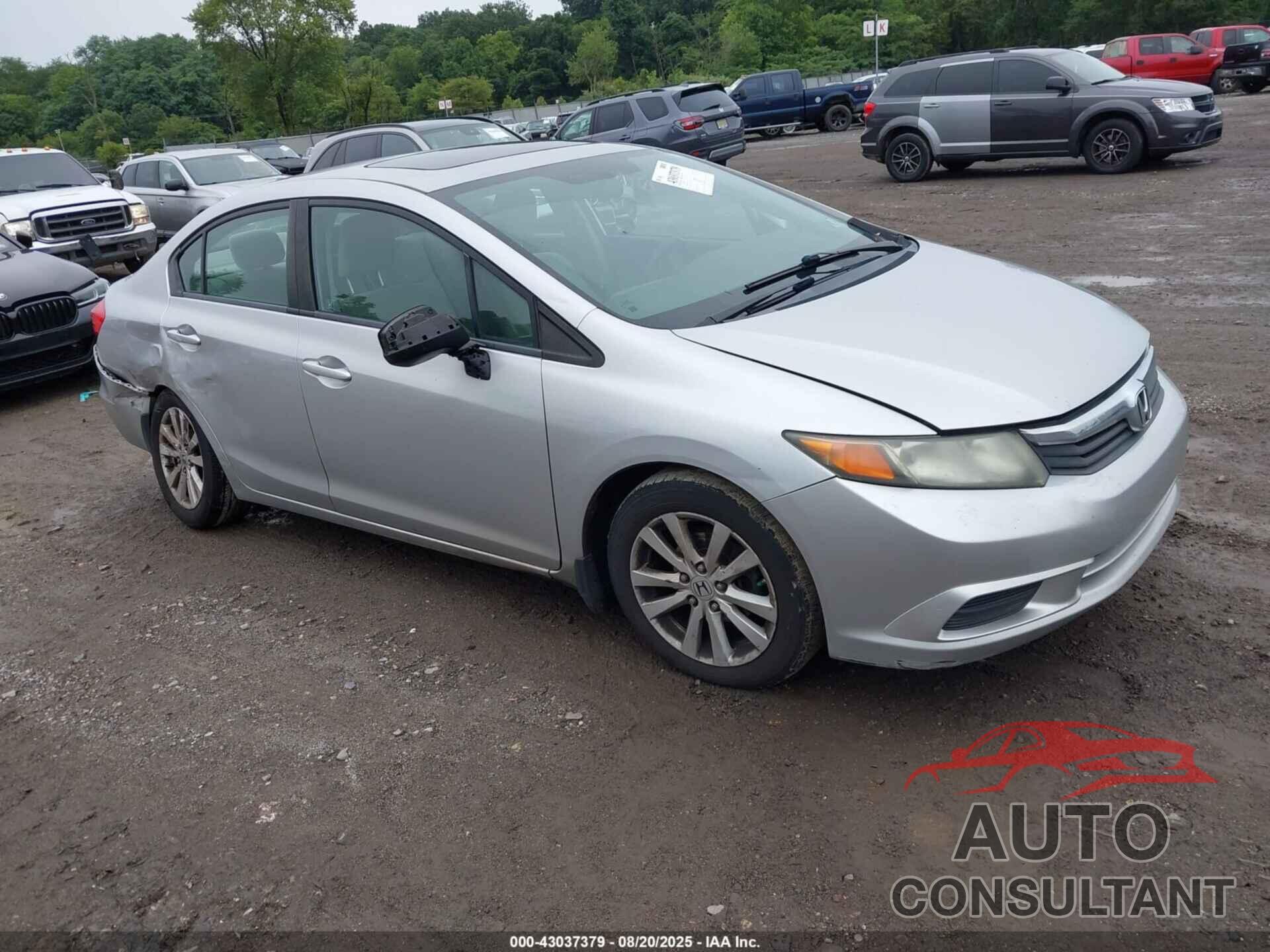 HONDA CIVIC 2012 - 2HGFB2F8XCH312406