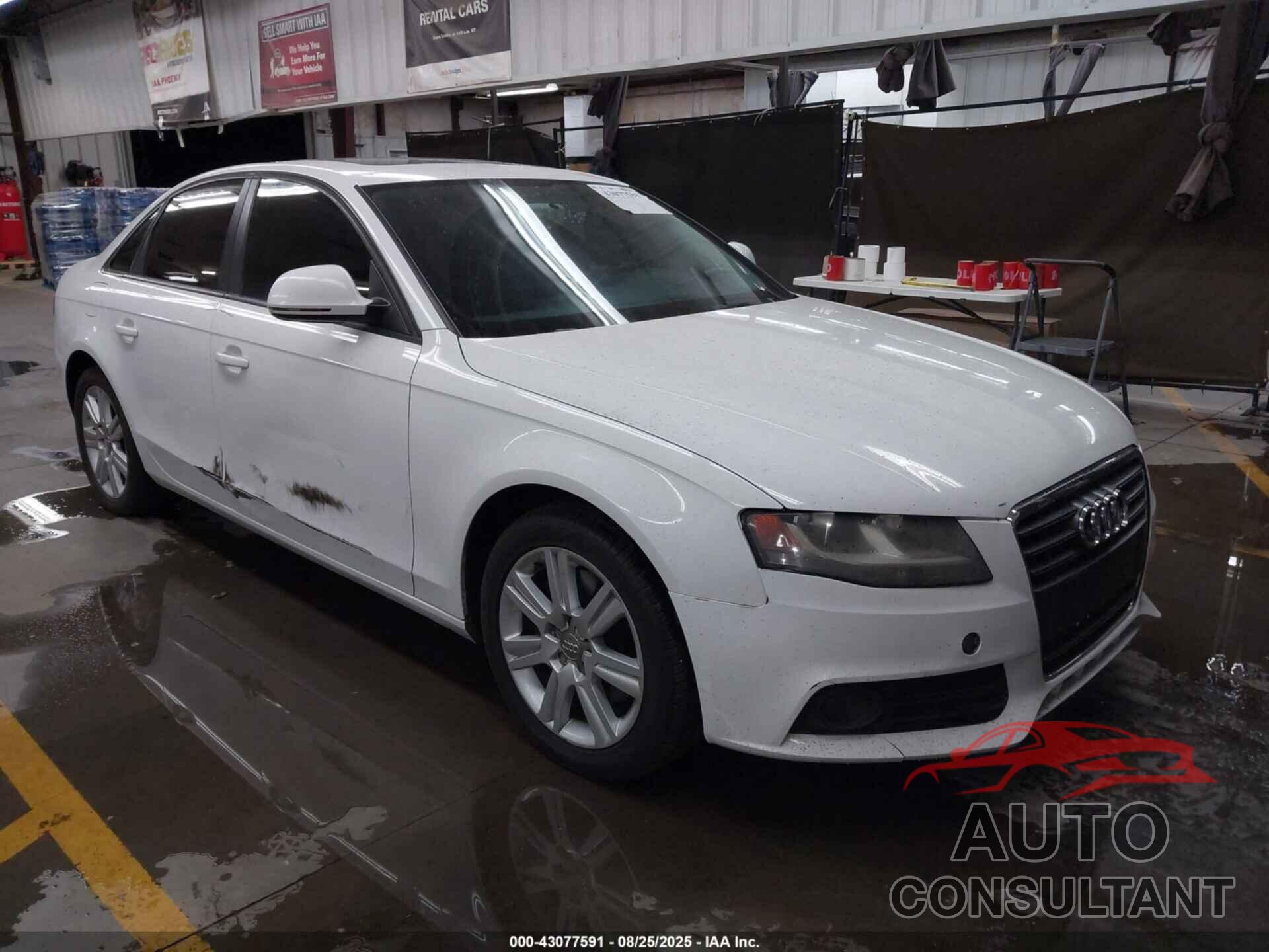 AUDI A4 2009 - WAUJF78K99N052516