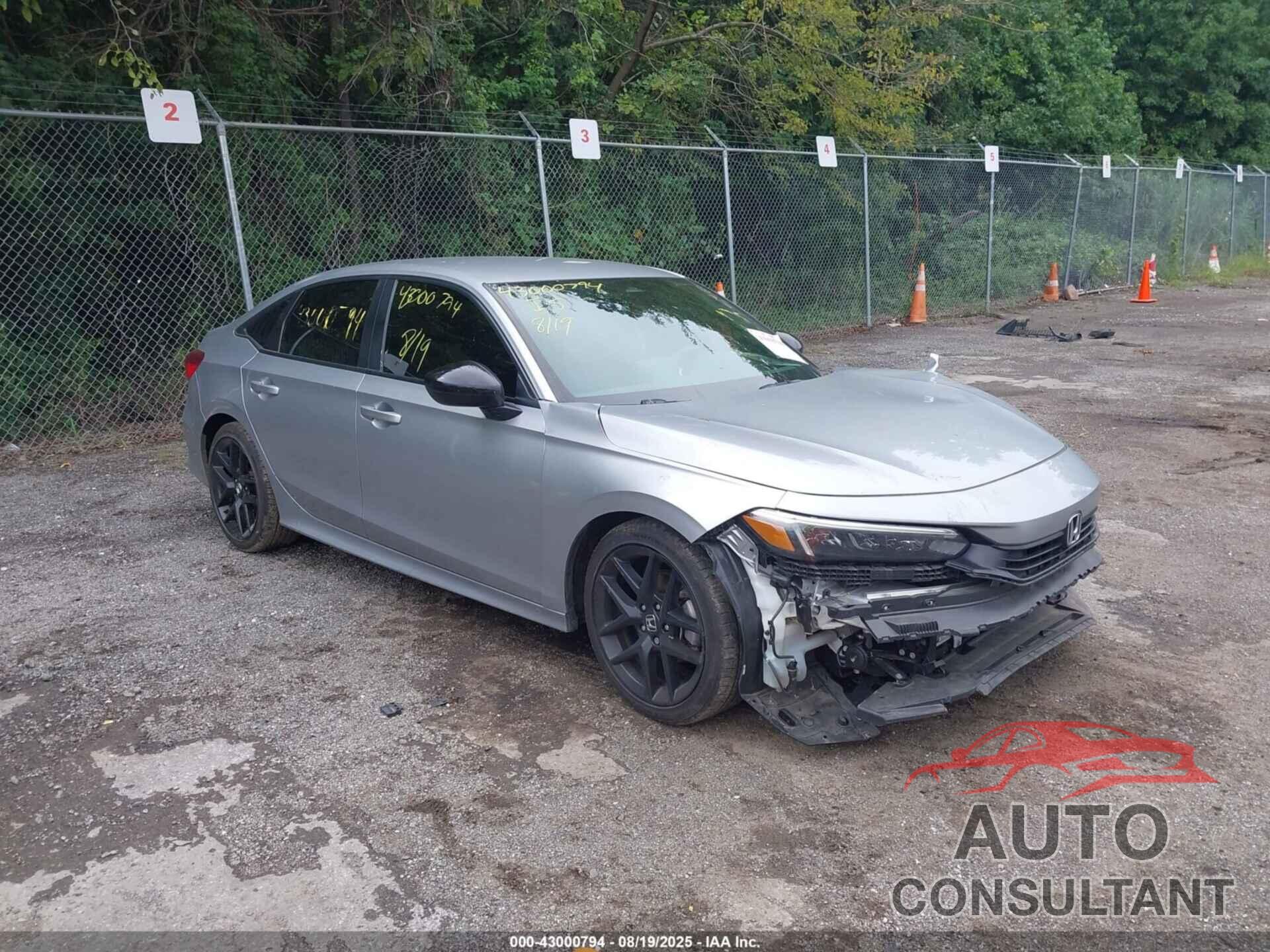 HONDA CIVIC 2023 - 2HGFE2F58PH557661