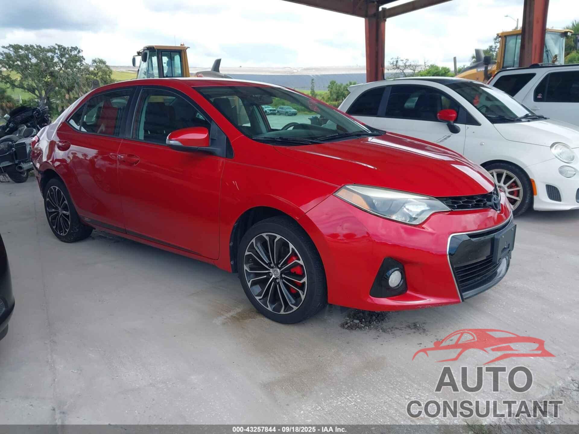 TOYOTA COROLLA 2016 - 2T1BURHE4GC499015