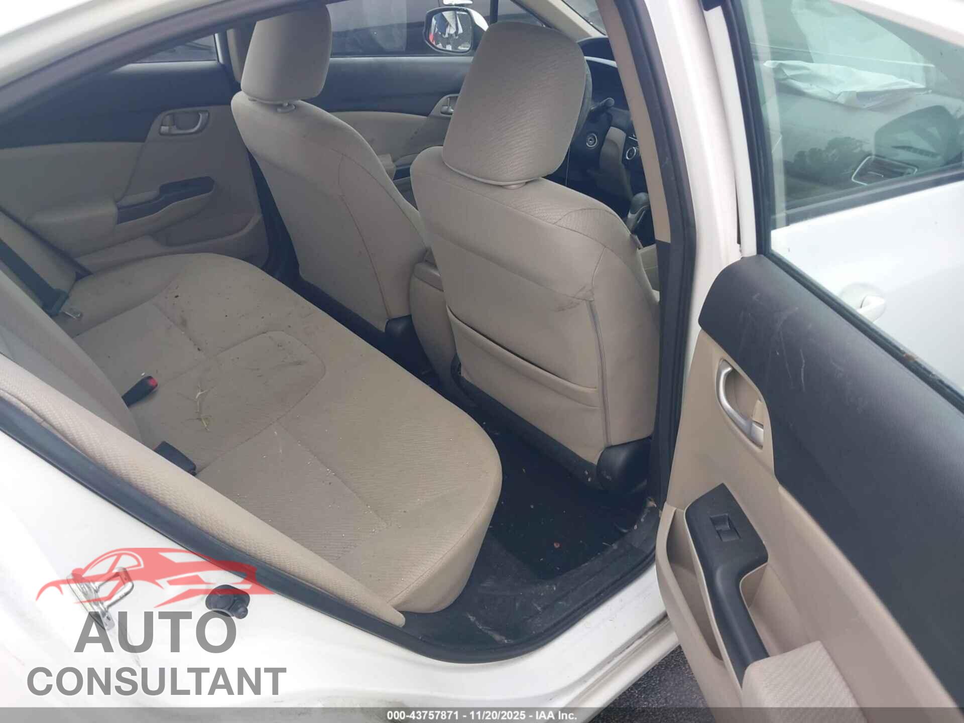 HONDA CIVIC 2013 - 19XFB2F5XDE026847