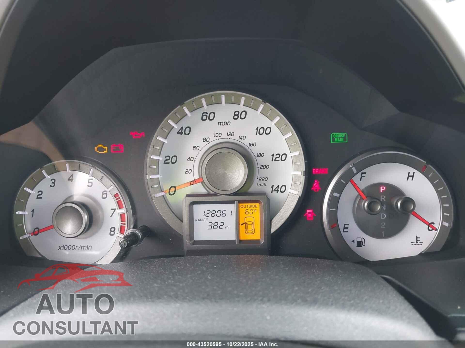 HONDA PILOT 2013 - 5FNYF3H52DB013116