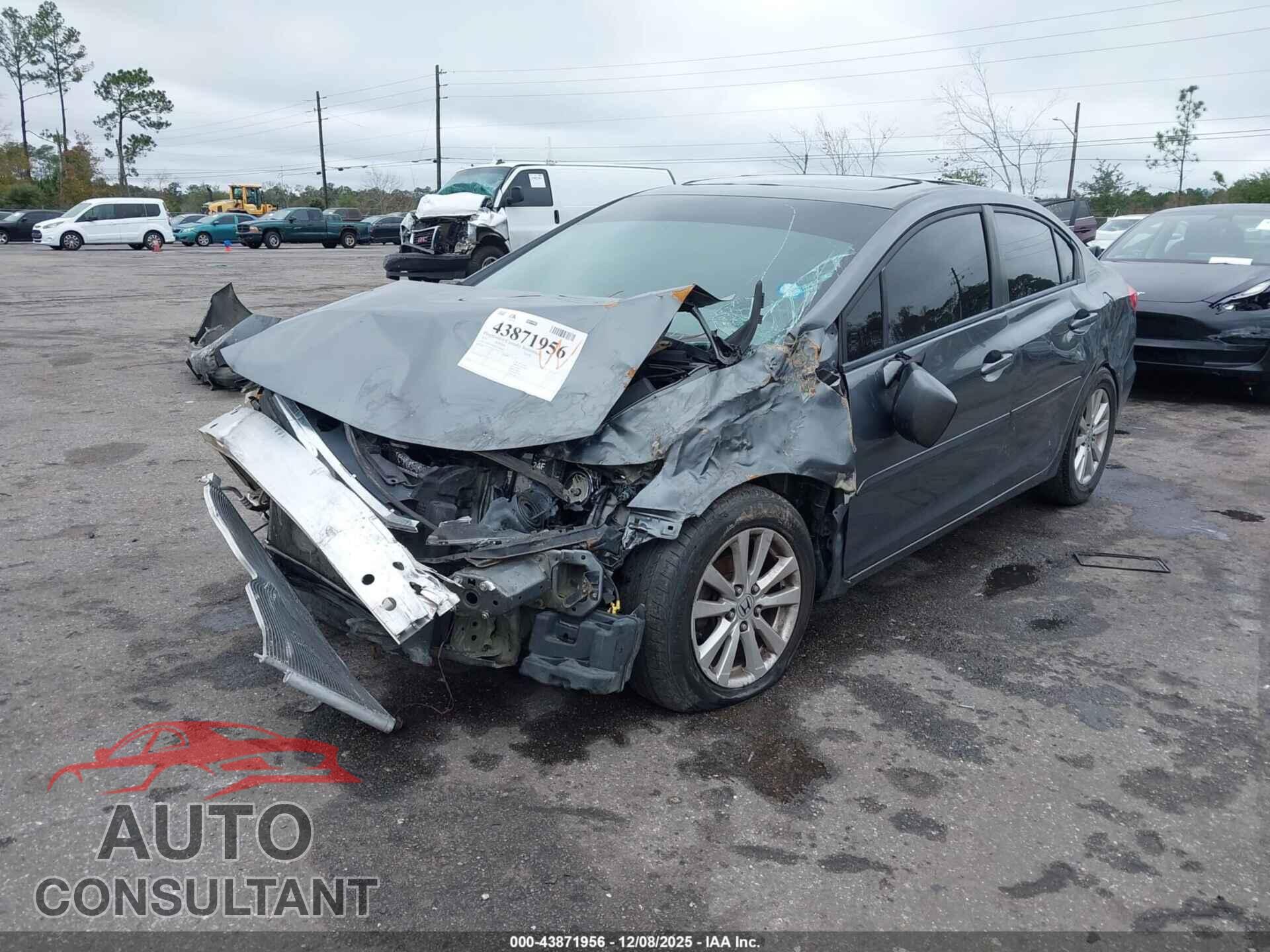 HONDA CIVIC 2012 - 19XFB2F94CE358882