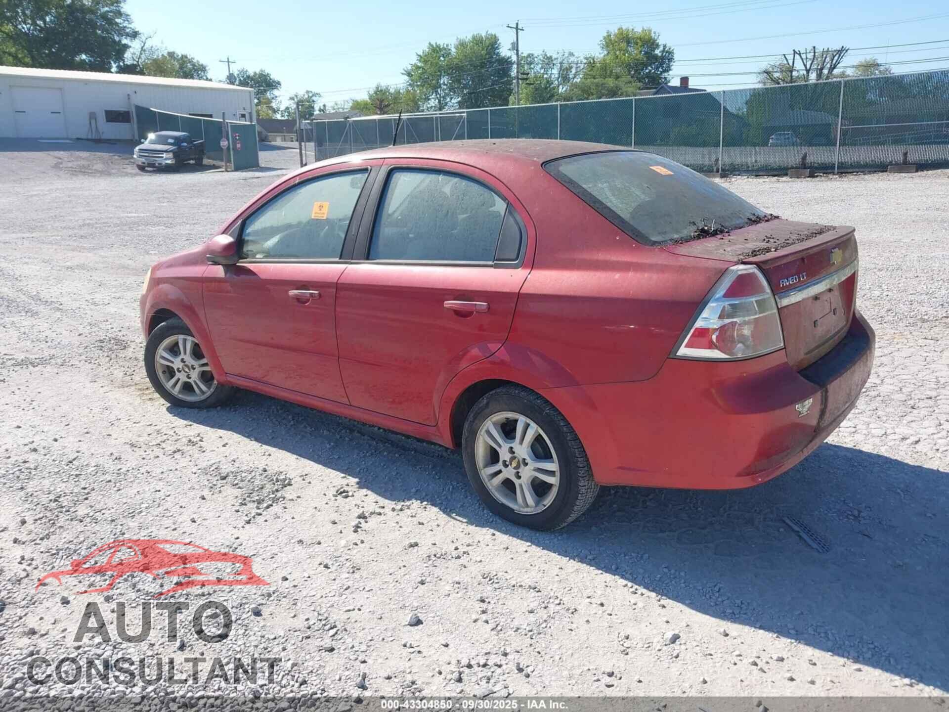 CHEVROLET AVEO 2010 - KL1TD5DE5AB094247