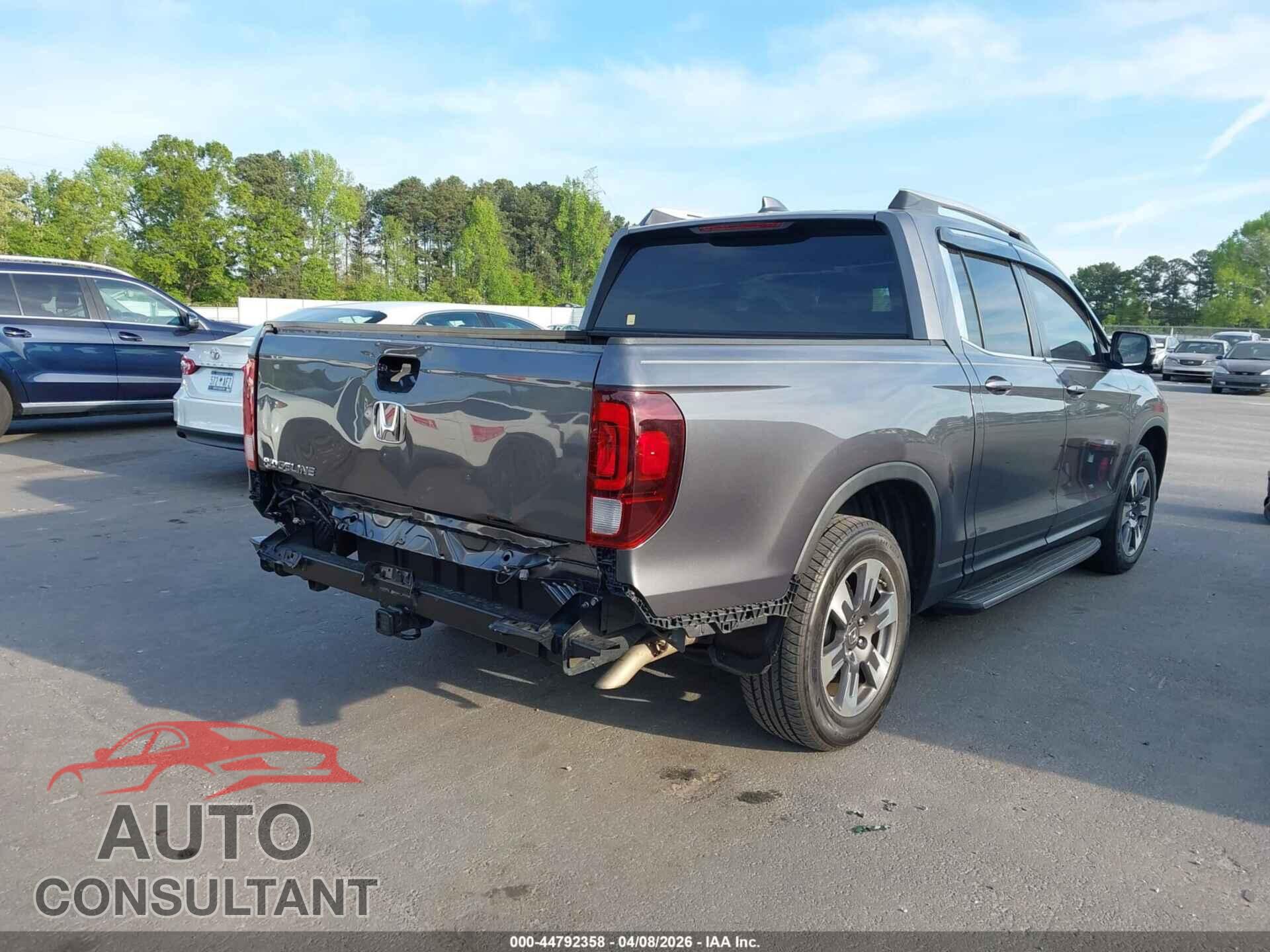 HONDA RIDGELINE 2017 - 5FPYK2F66HB002120