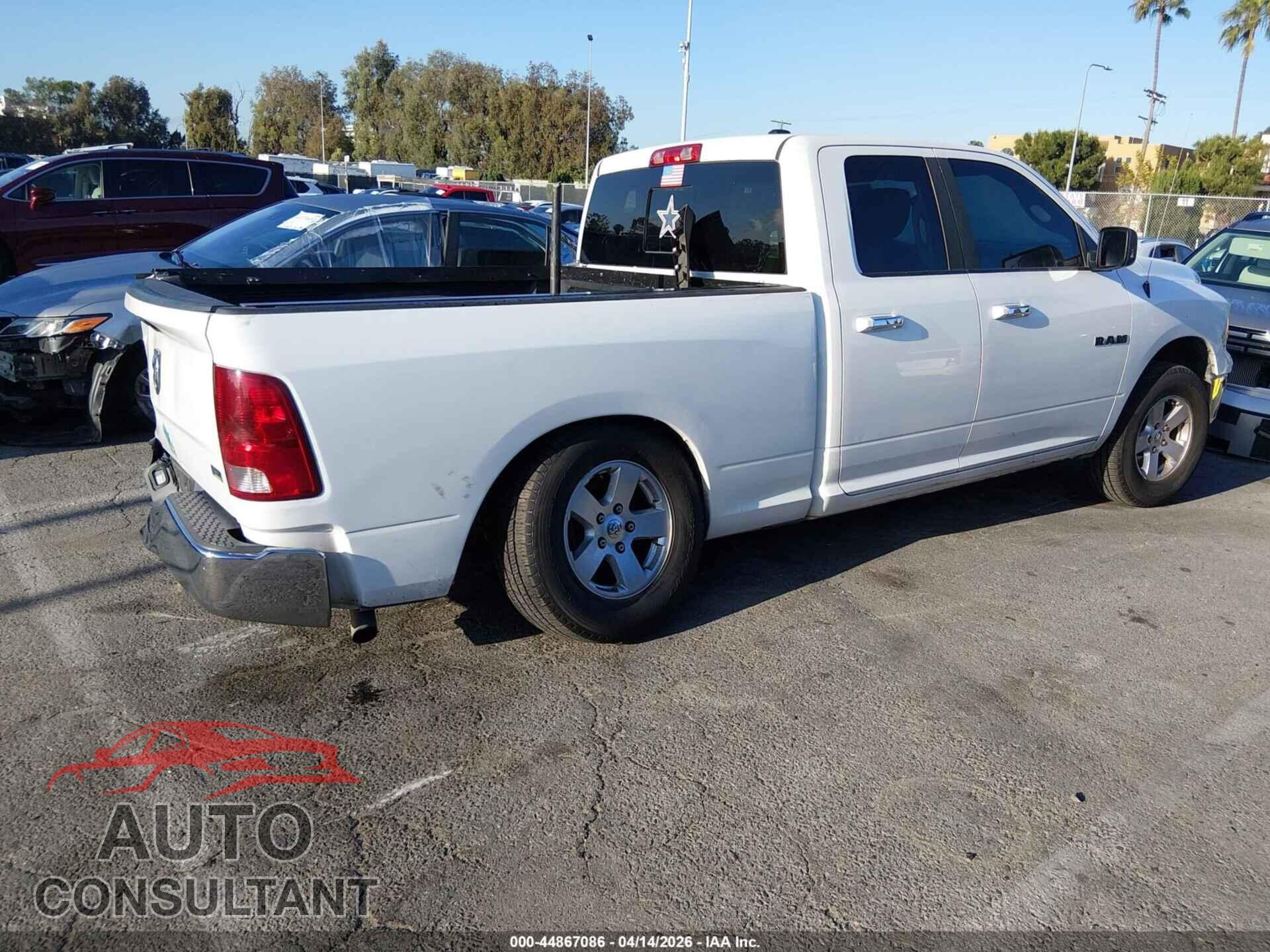 DODGE RAM 1500 2010 - 1D7RB1GP2AS203784