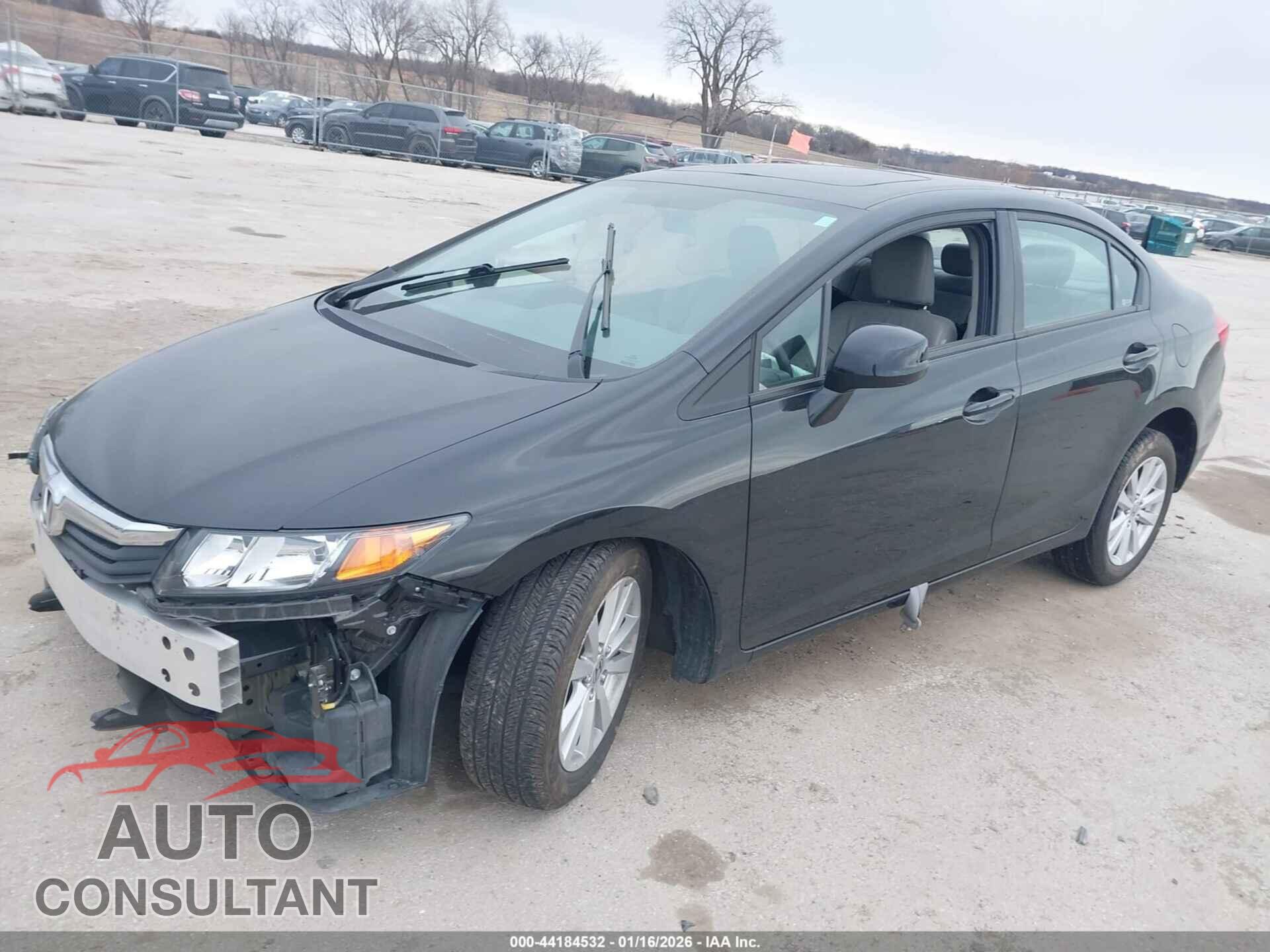 HONDA CIVIC 2012 - 19XFB2F99CE076785