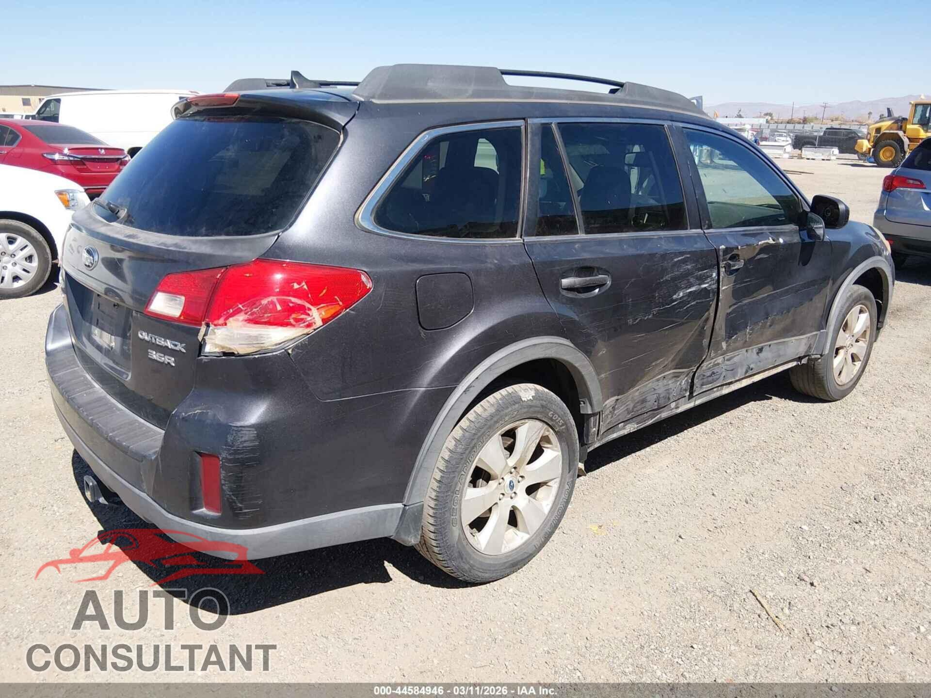 SUBARU OUTBACK 2012 - 4S4BRDKC1C2206574