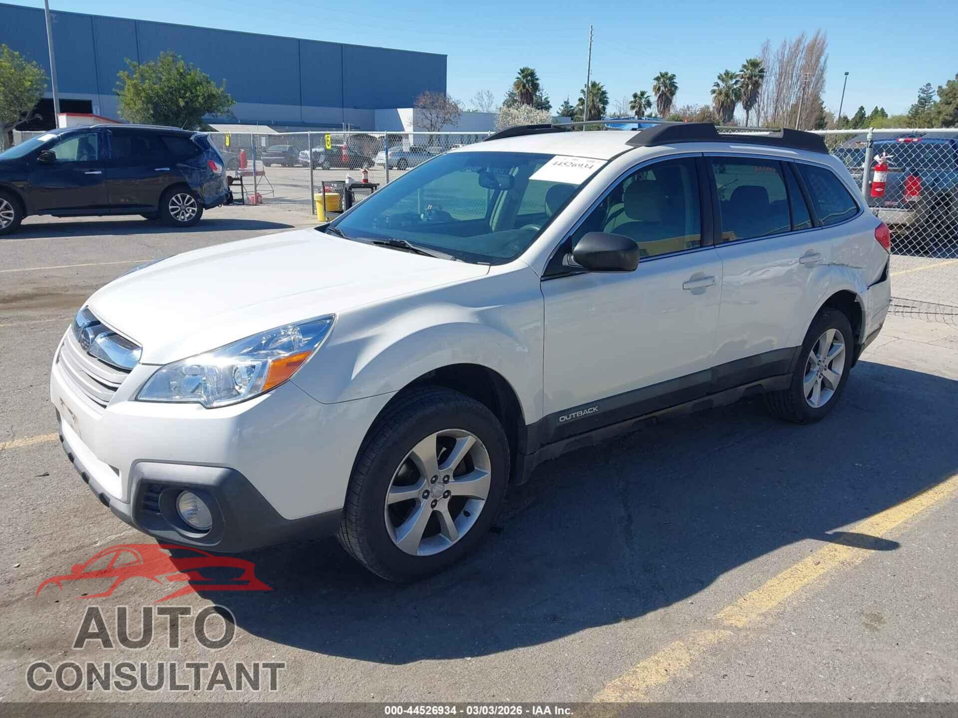 SUBARU OUTBACK 2014 - 4S4BRBAC4E3205986