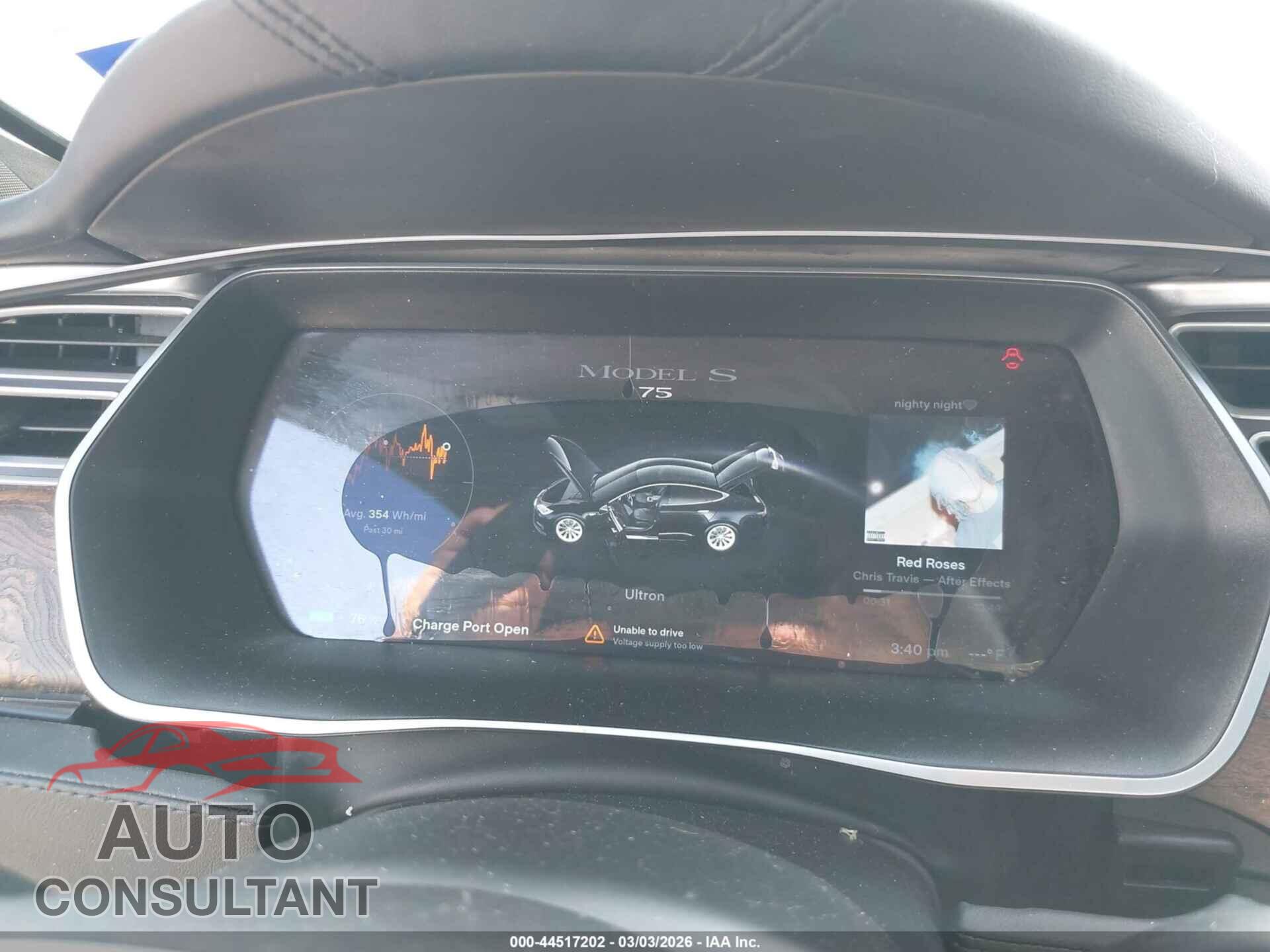 TESLA MODEL S 2017 - 5YJSA1E10HF197147