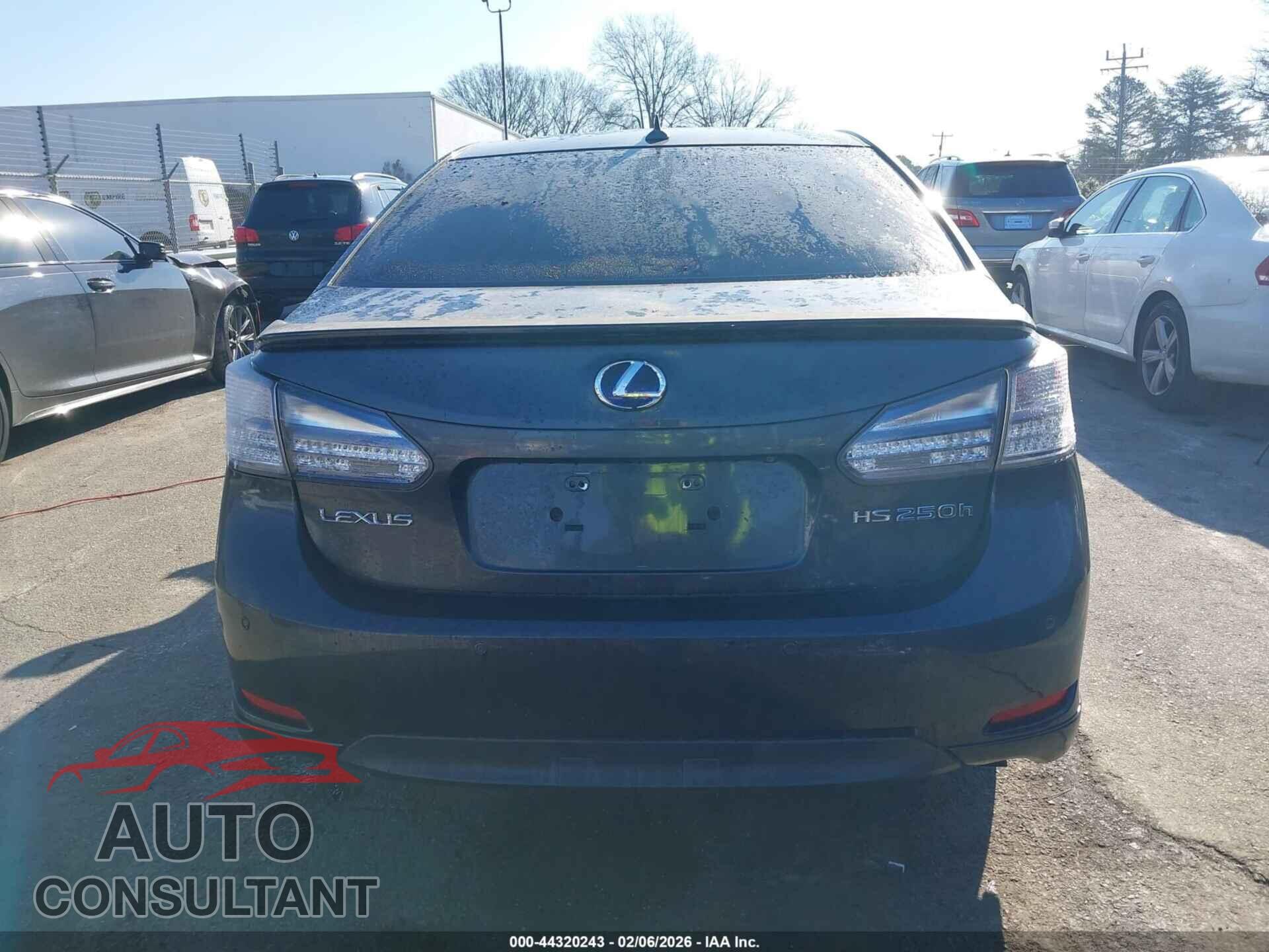 LEXUS HS 250H 2010 - JTHBB1BA3A2015983