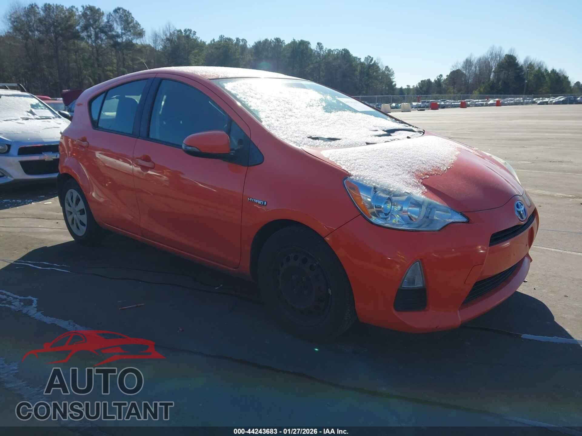 TOYOTA PRIUS C 2013 - JTDKDTB30D1040407