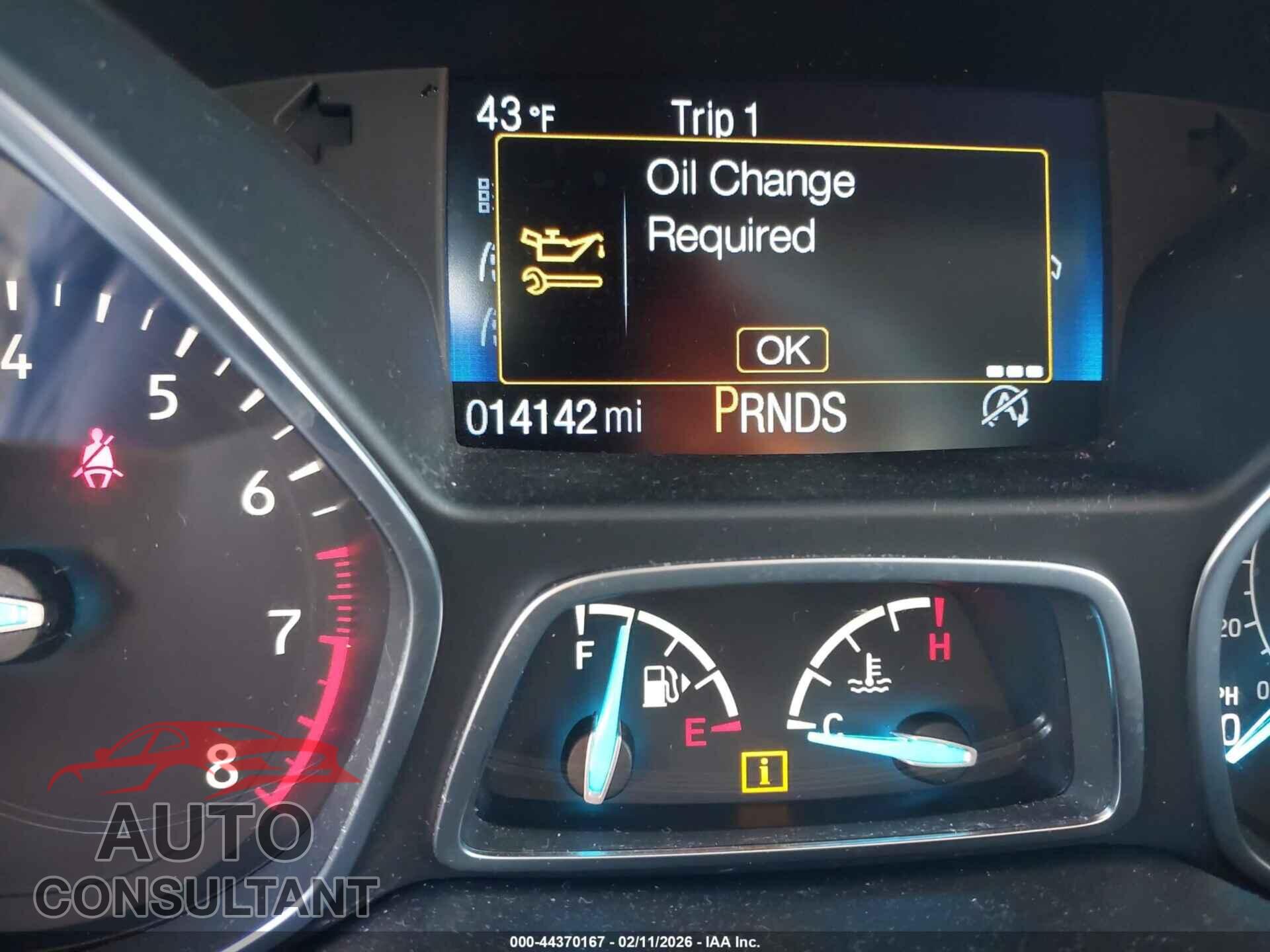 FORD ESCAPE 2017 - 1FMCU9GD2HUB16251
