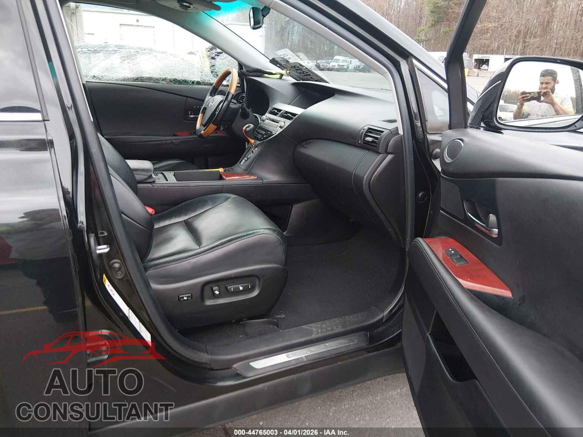 LEXUS RX 350 2012 - 2T2BK1BA3CC122517