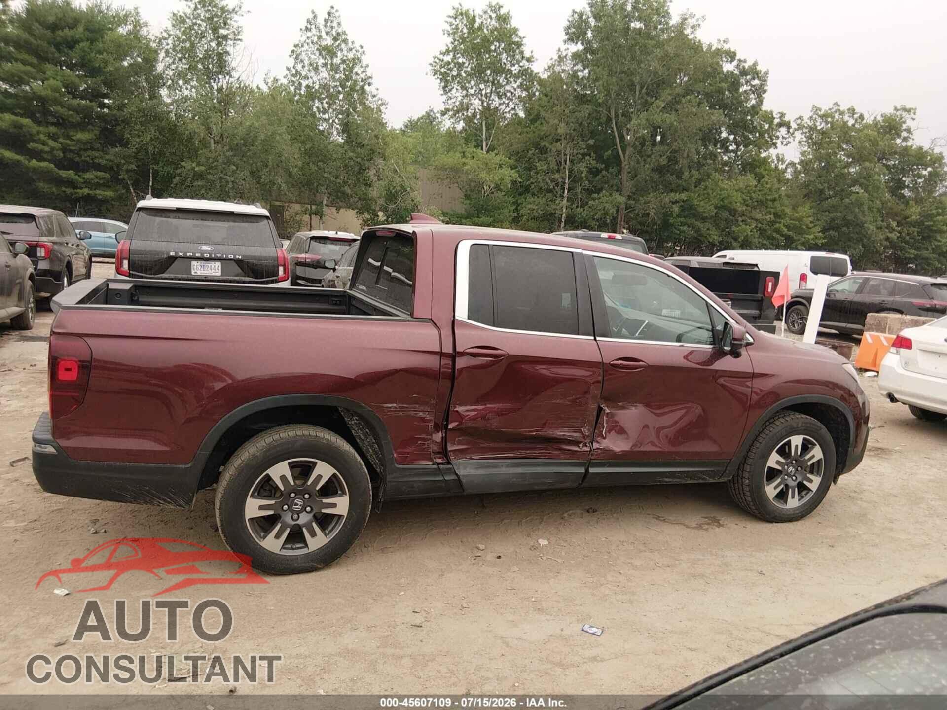 HONDA RIDGELINE 2019 - 5FPYK3F61KB019727