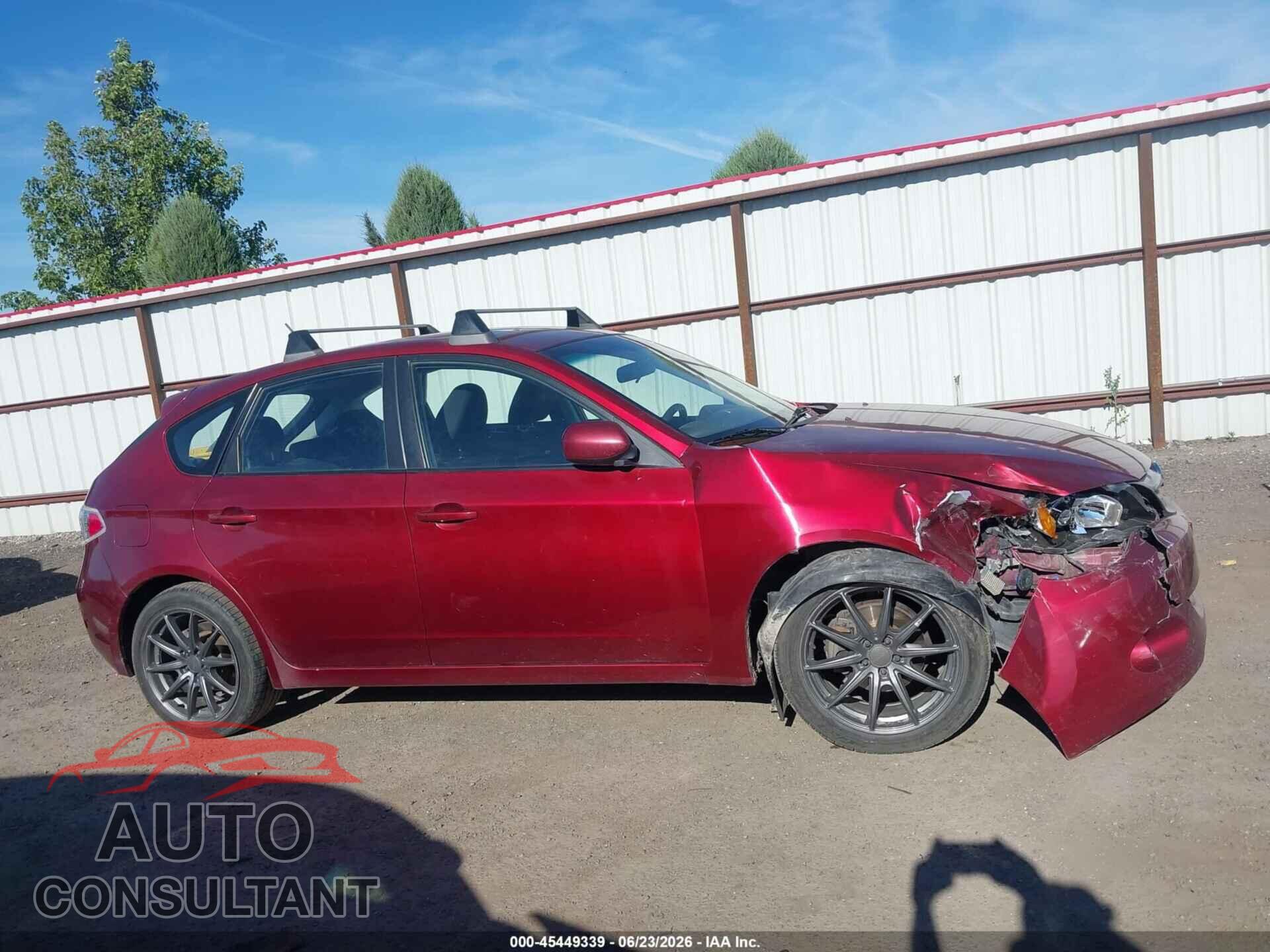 SUBARU IMPREZA 2010 - JF1GH6A63AH822572